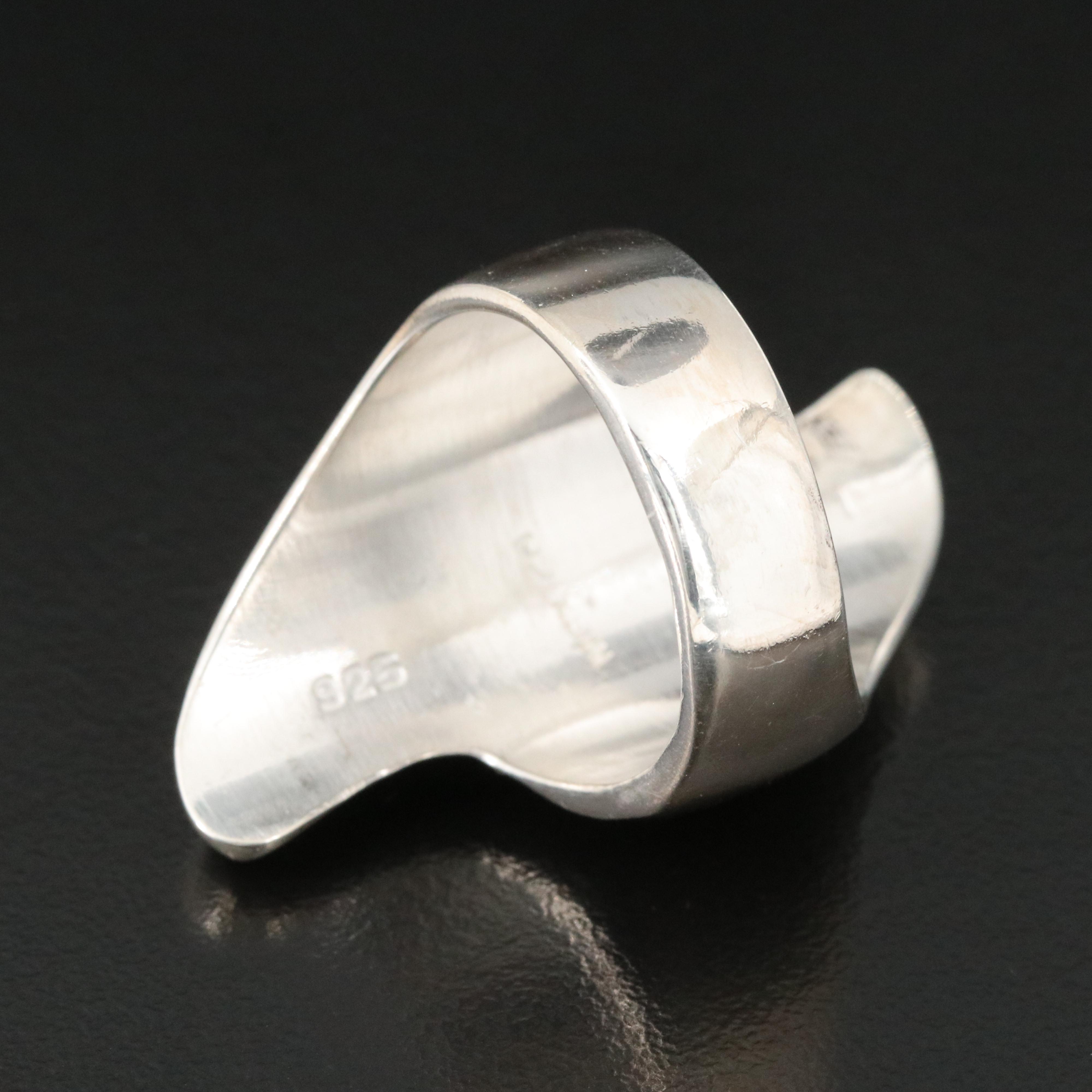 Mexico Sterling Modernist Ring