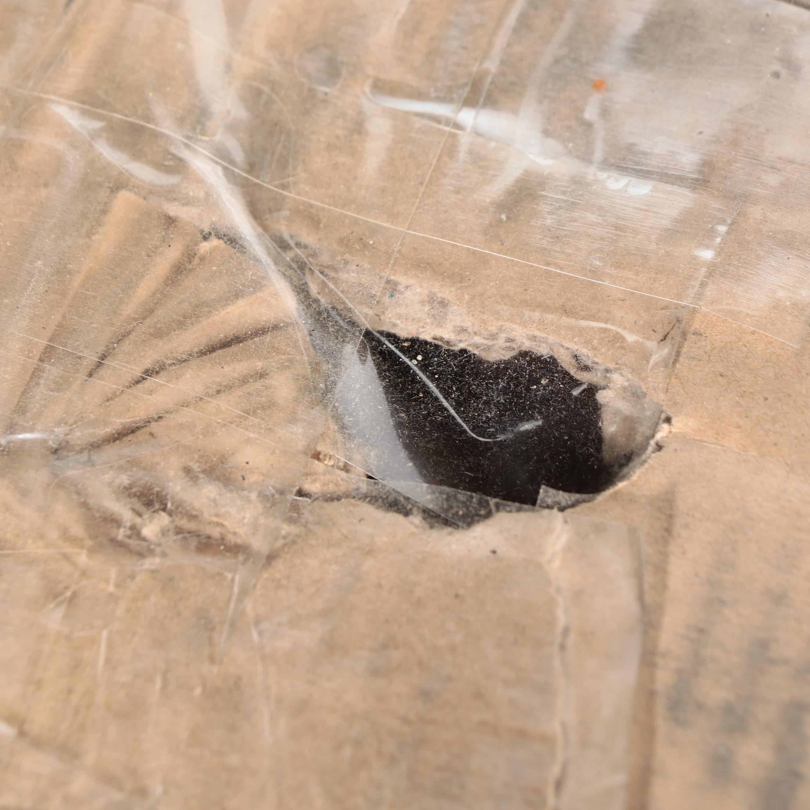 Hammacher Schlemmer 48" Brazilian Eucalyptus Folding Patio Table