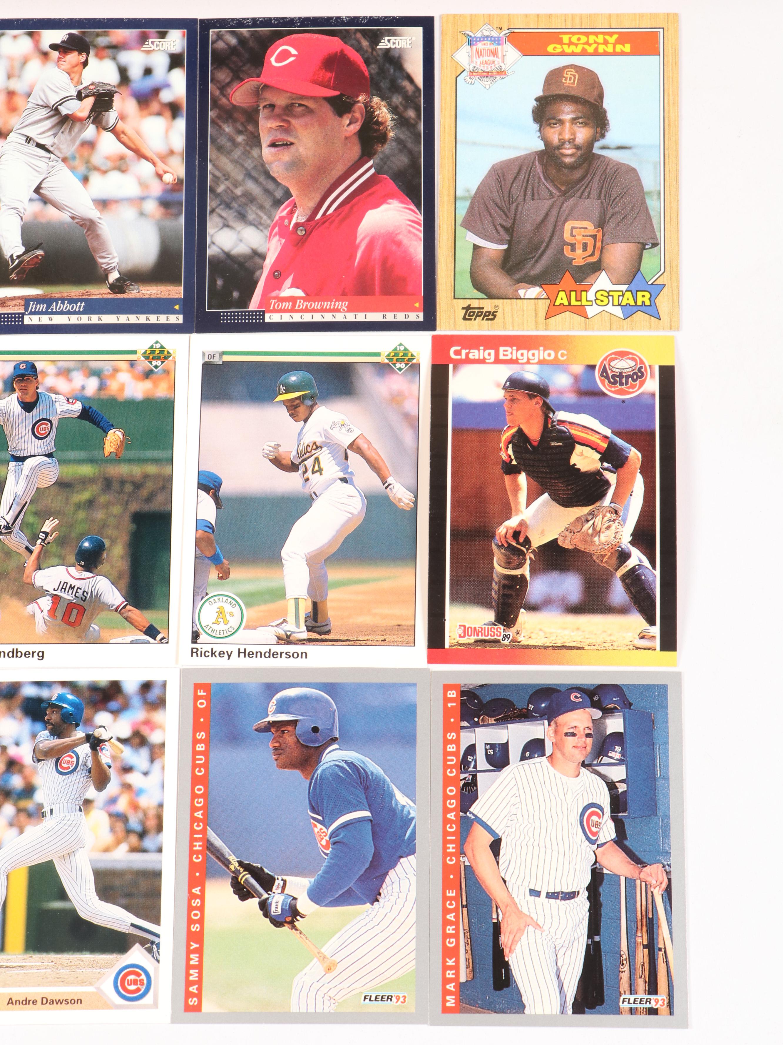 Donruss with Other Sports Cards Featuring Roger Clemens, Patrick Ewing, and More