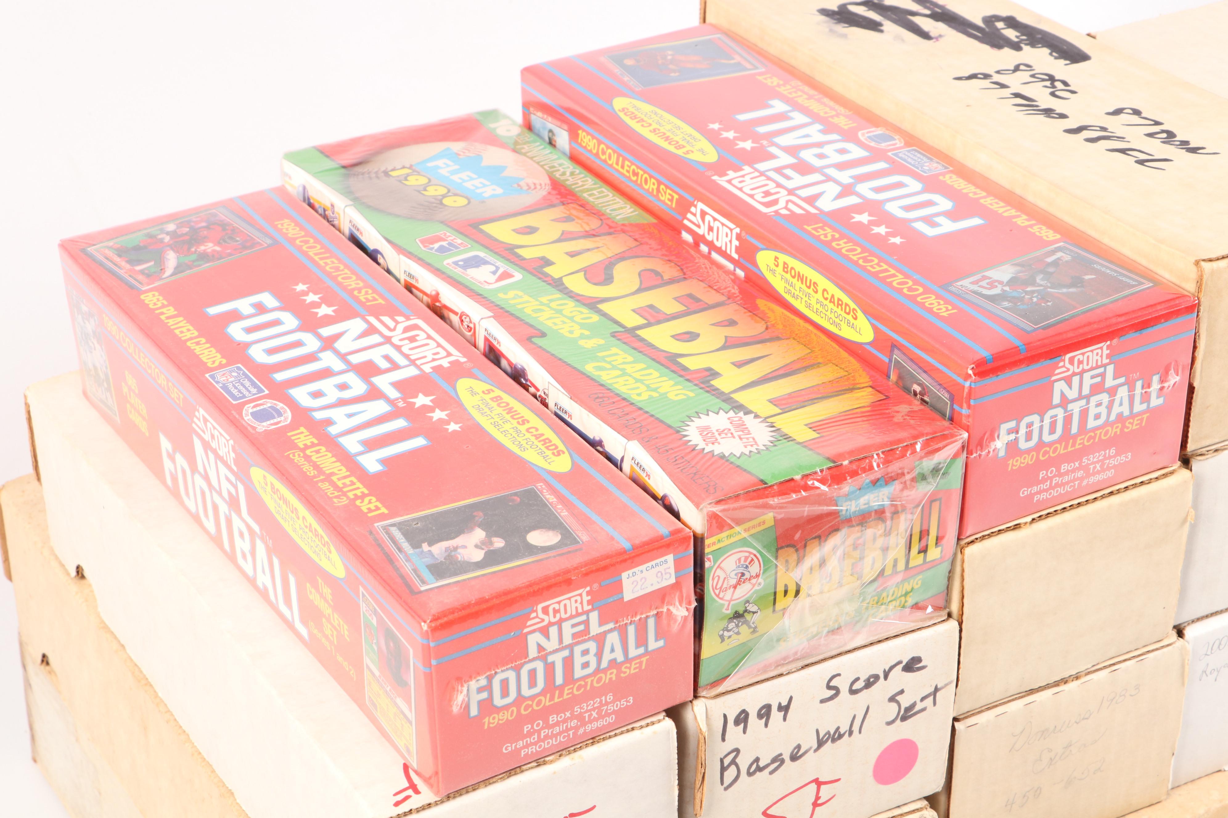 Donruss with Other Sports Cards Featuring Roger Clemens, Patrick Ewing, and More