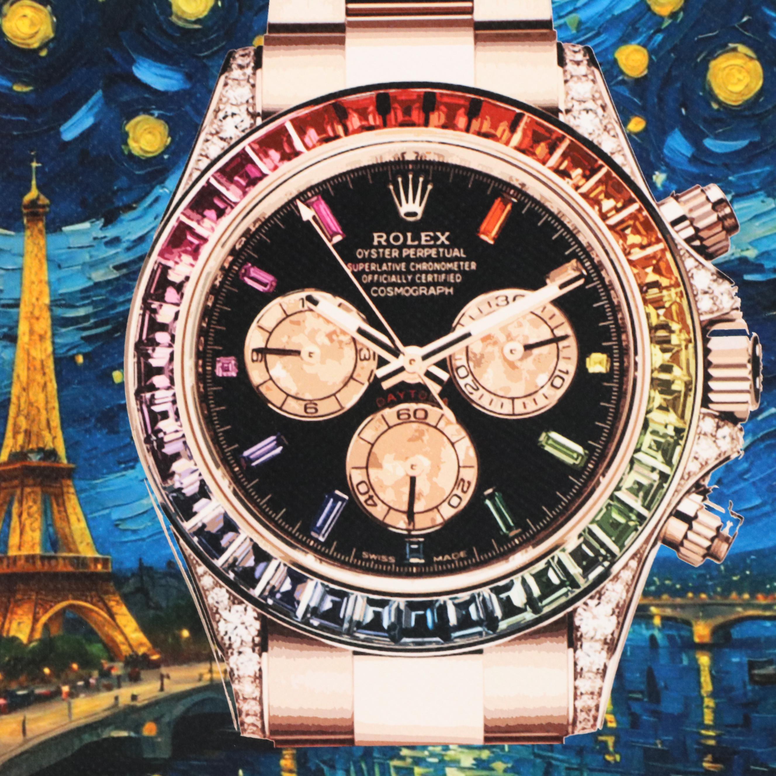 Death NYC Graphic Digital Print Featuring Rolex x Van Gogh, 2024