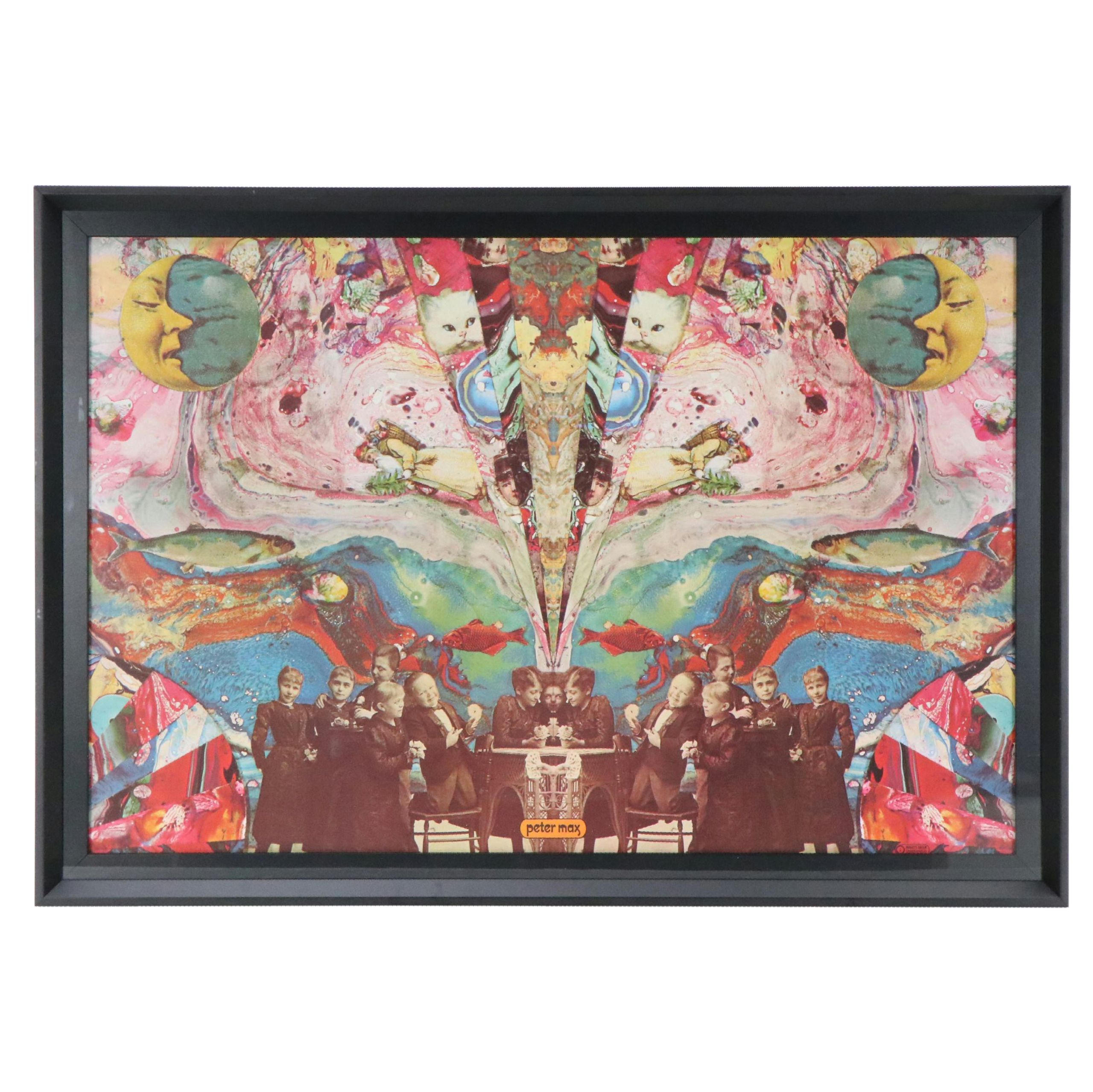 Offset Lithograph After Peter Max "Midget's Dream"