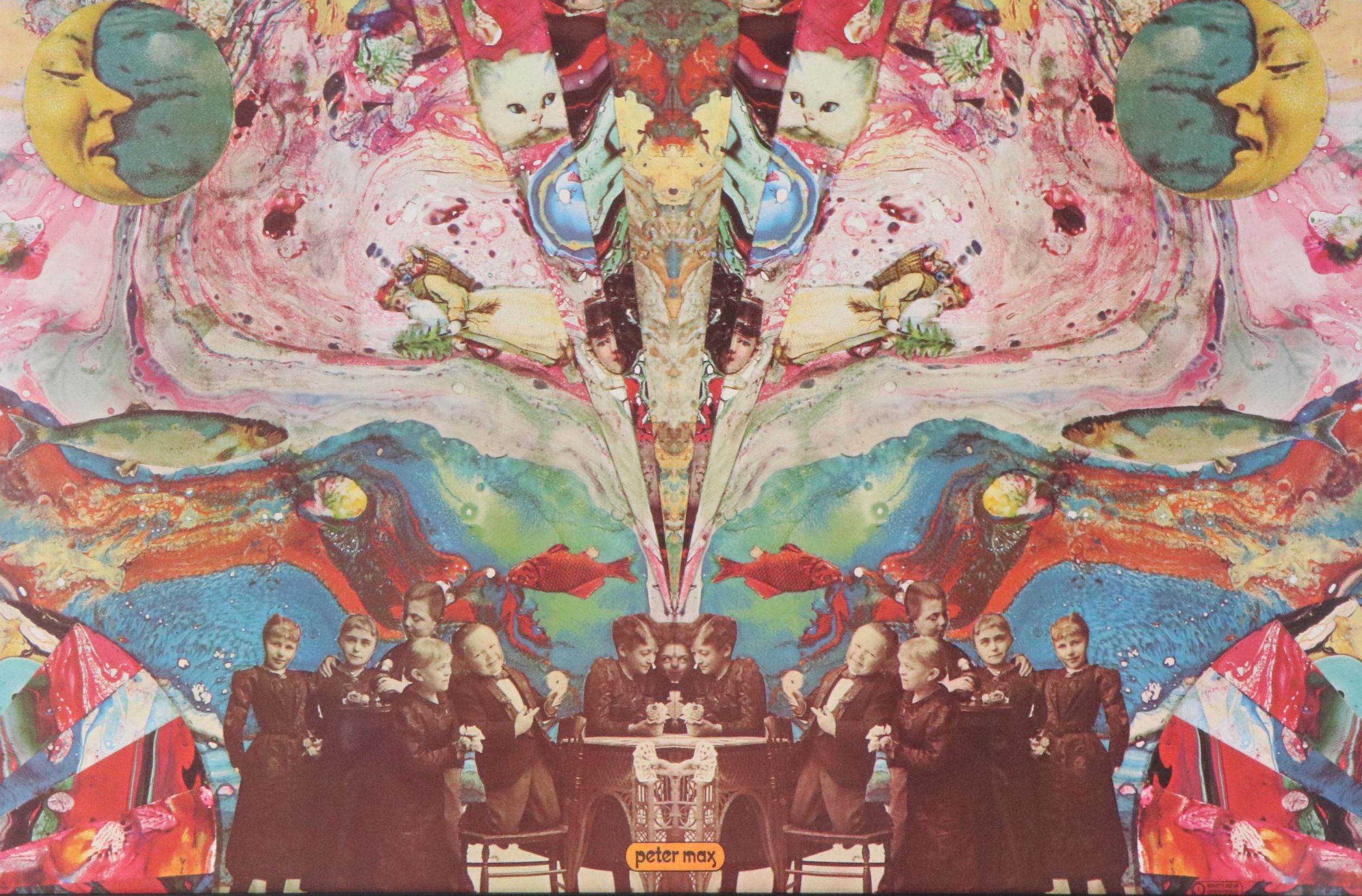 Offset Lithograph After Peter Max "Midget's Dream"