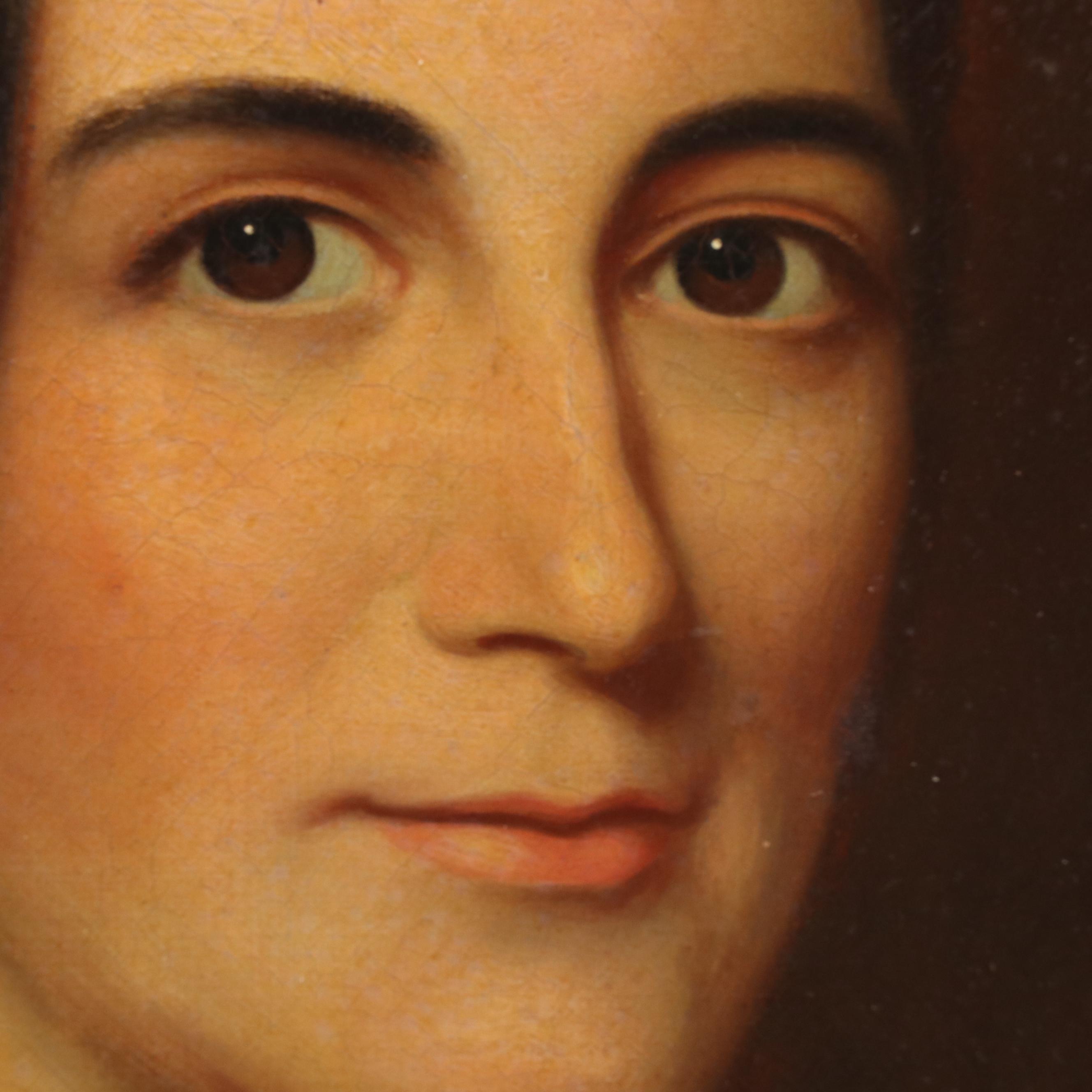 Victorian Oil Portrait Painting of Woman