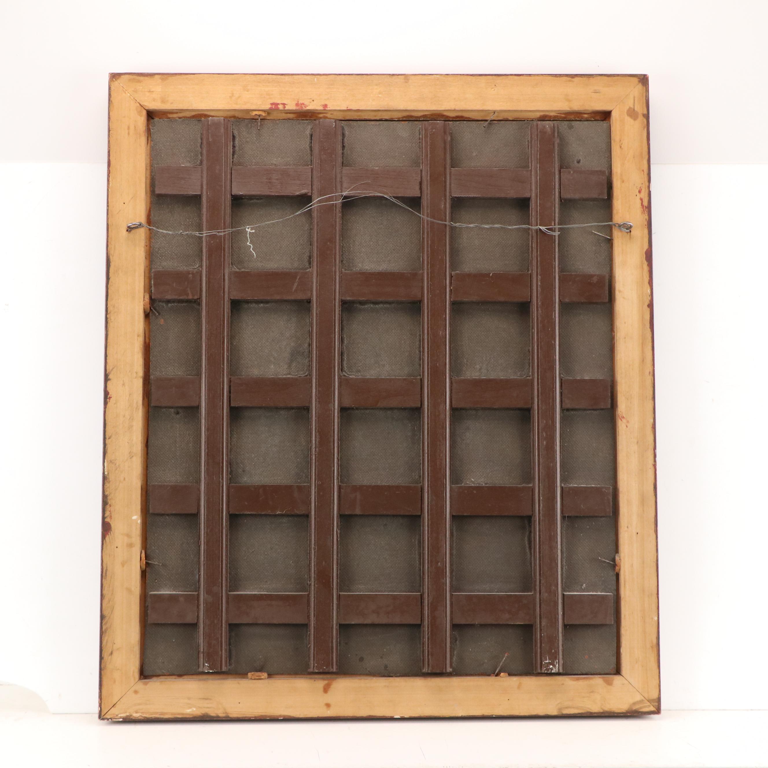 Victorian Oil Portrait Painting of Woman