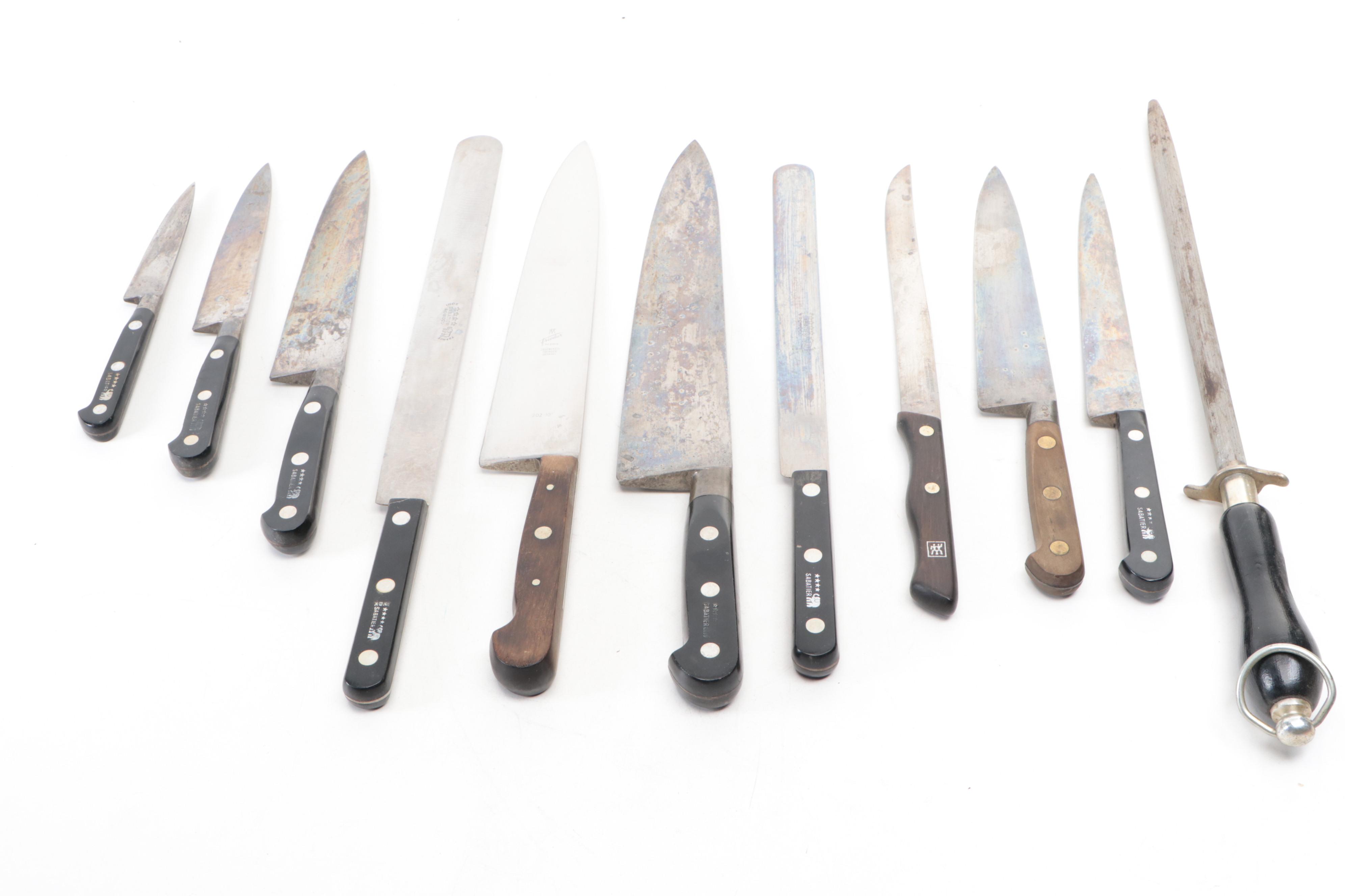 Zwilling J.A. Henckles Stainless Steel Knife with More Kitchen Knives