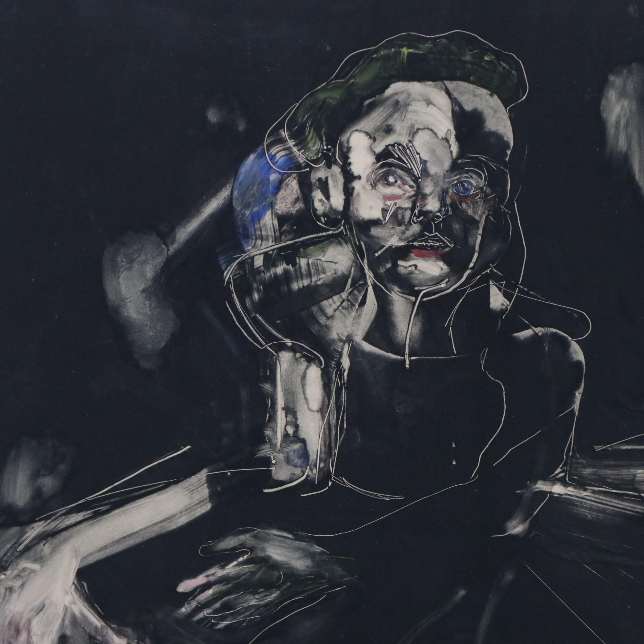 Judy Glantzman Monotype of Ballerina