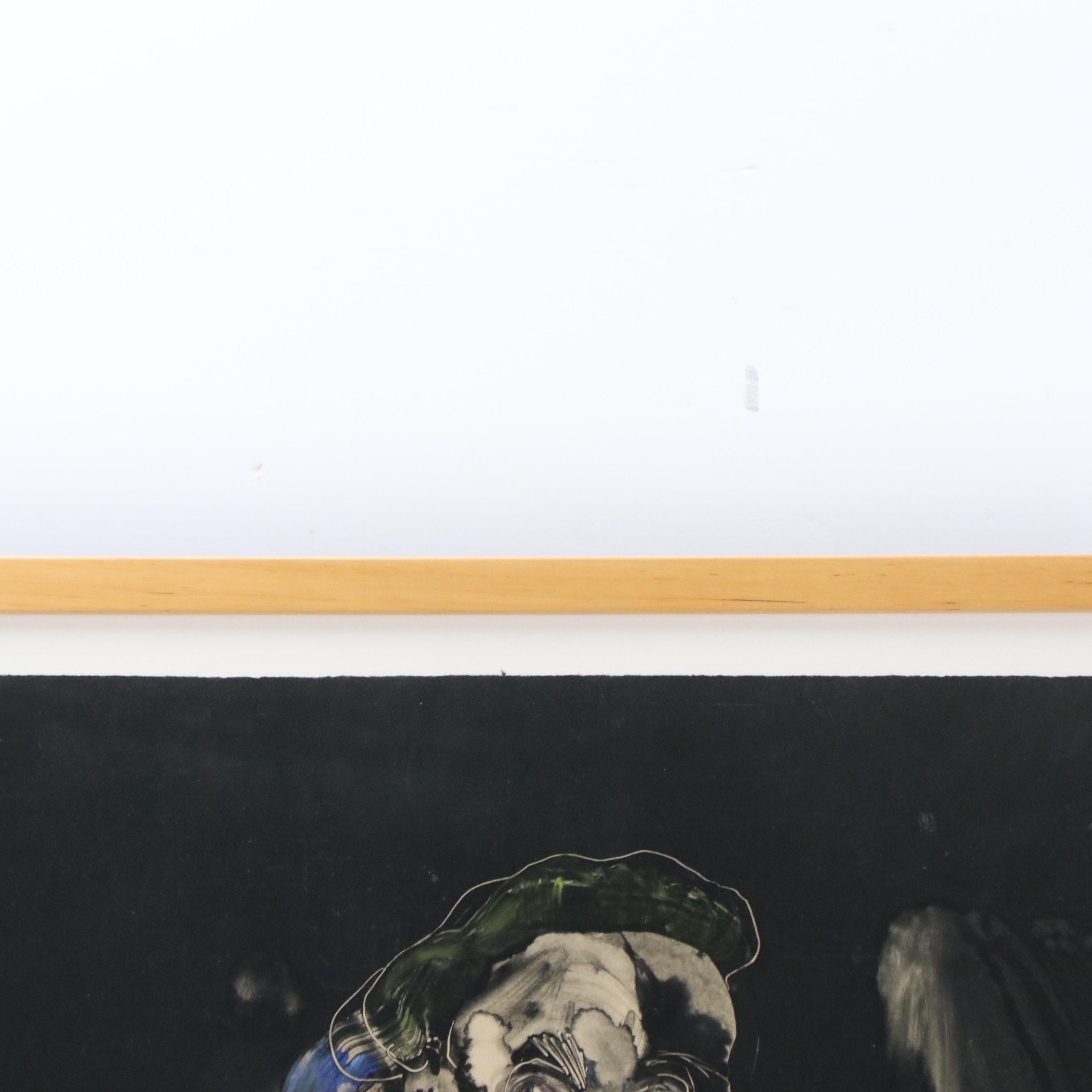 Judy Glantzman Monotype of Ballerina