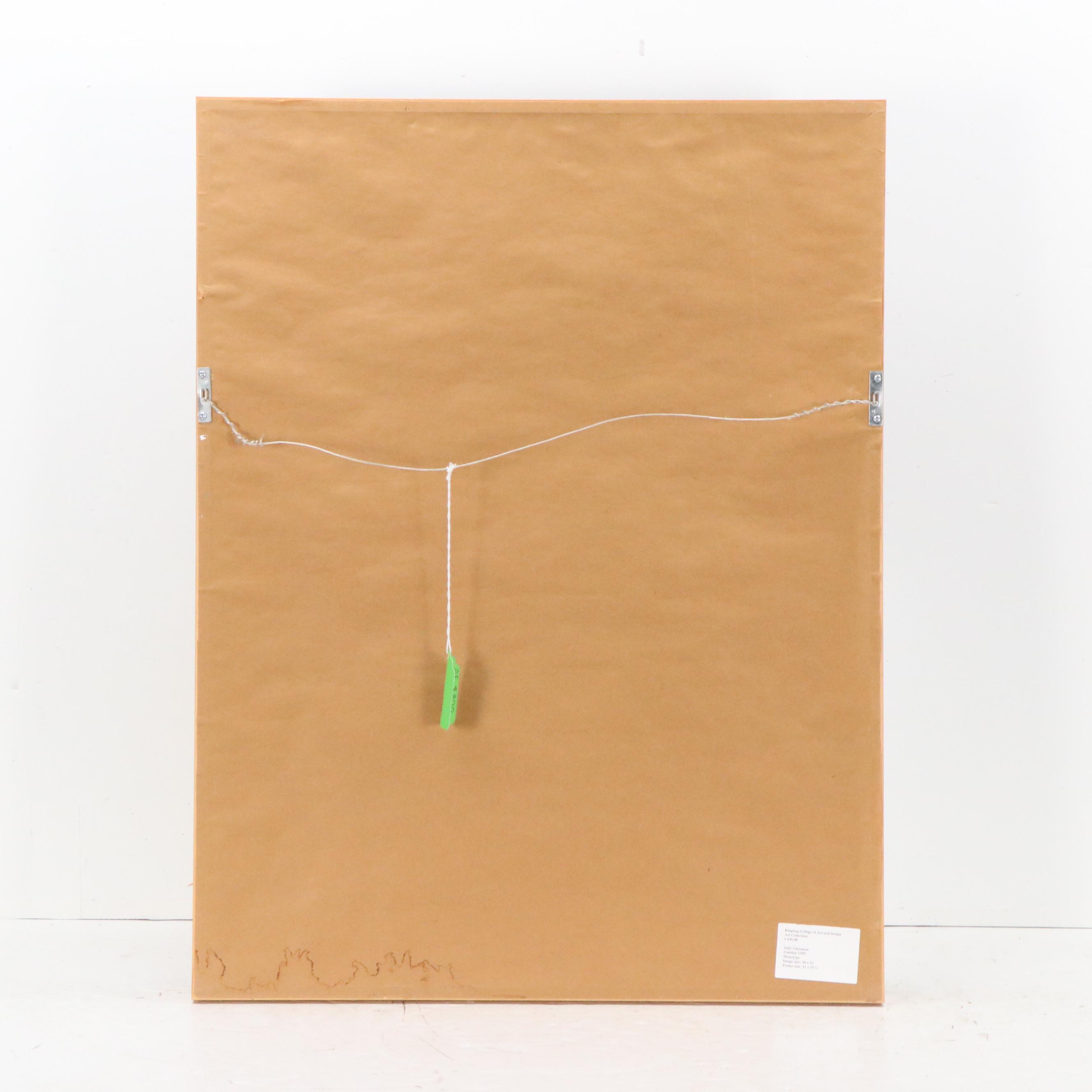 Judy Glantzman Monotype of Ballerina