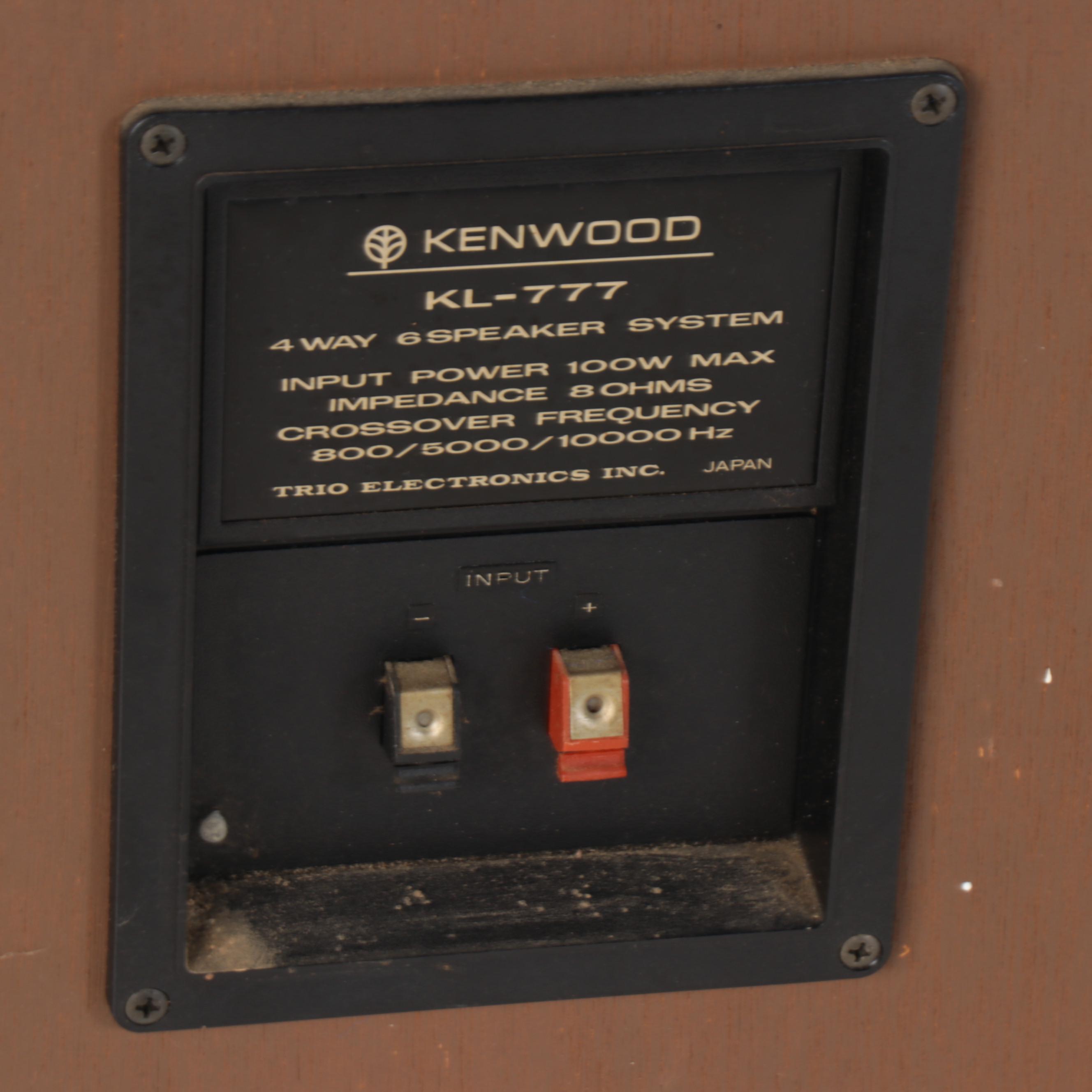 Kenwood KL-777 Four Way Speaker System