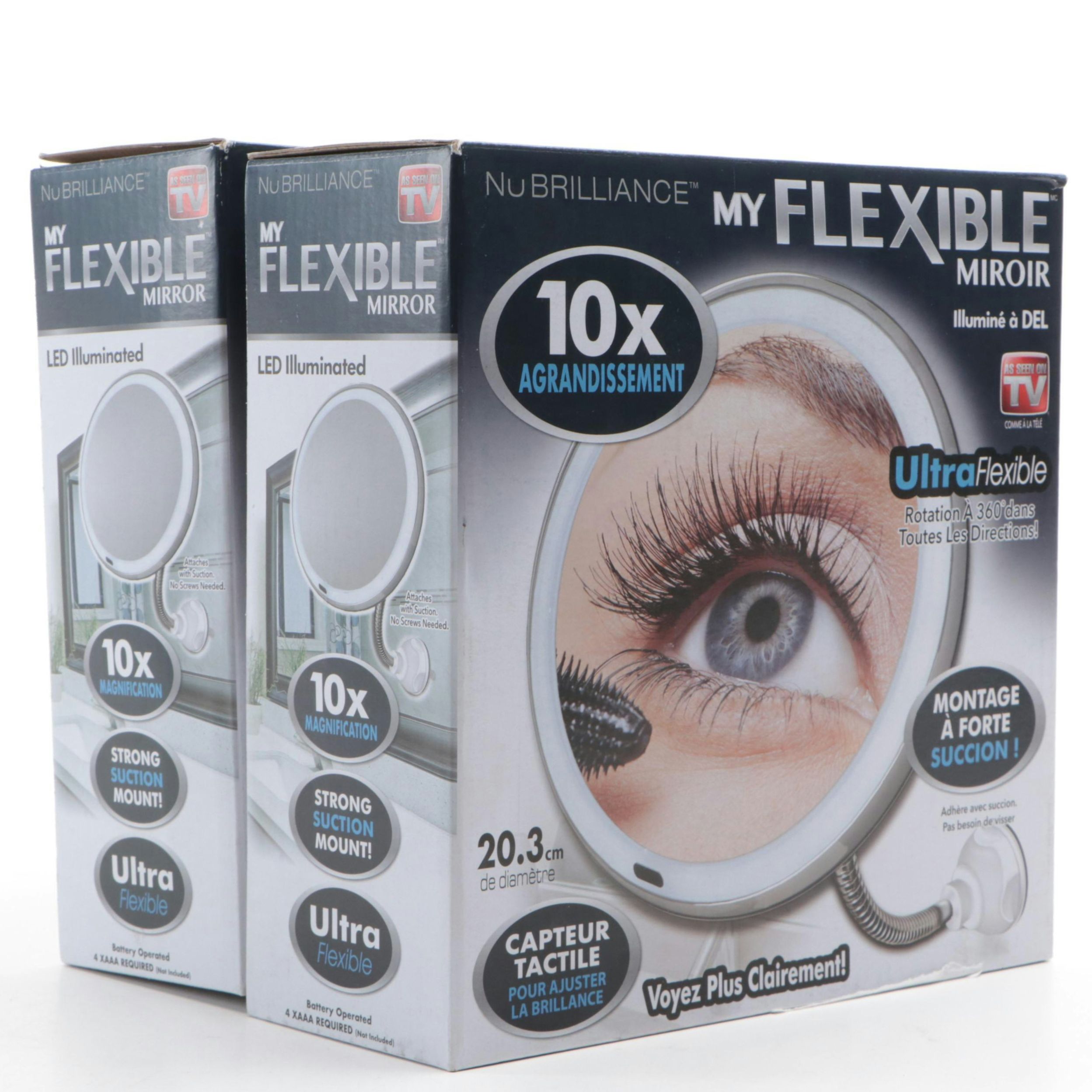 NuBrilliance 10x Makeup Mirrors