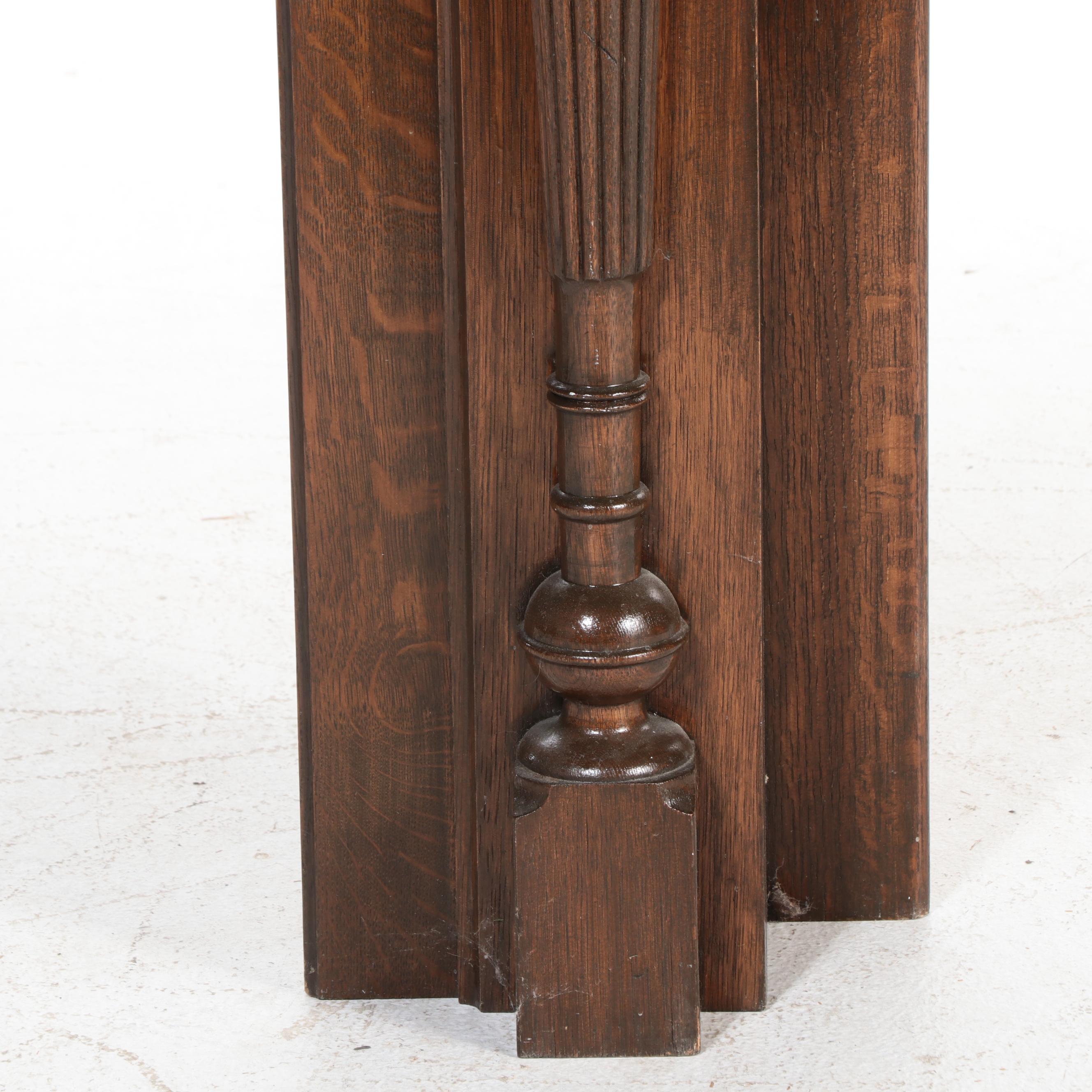 Federal Style Oak Reclaimed Fireplace Mantel