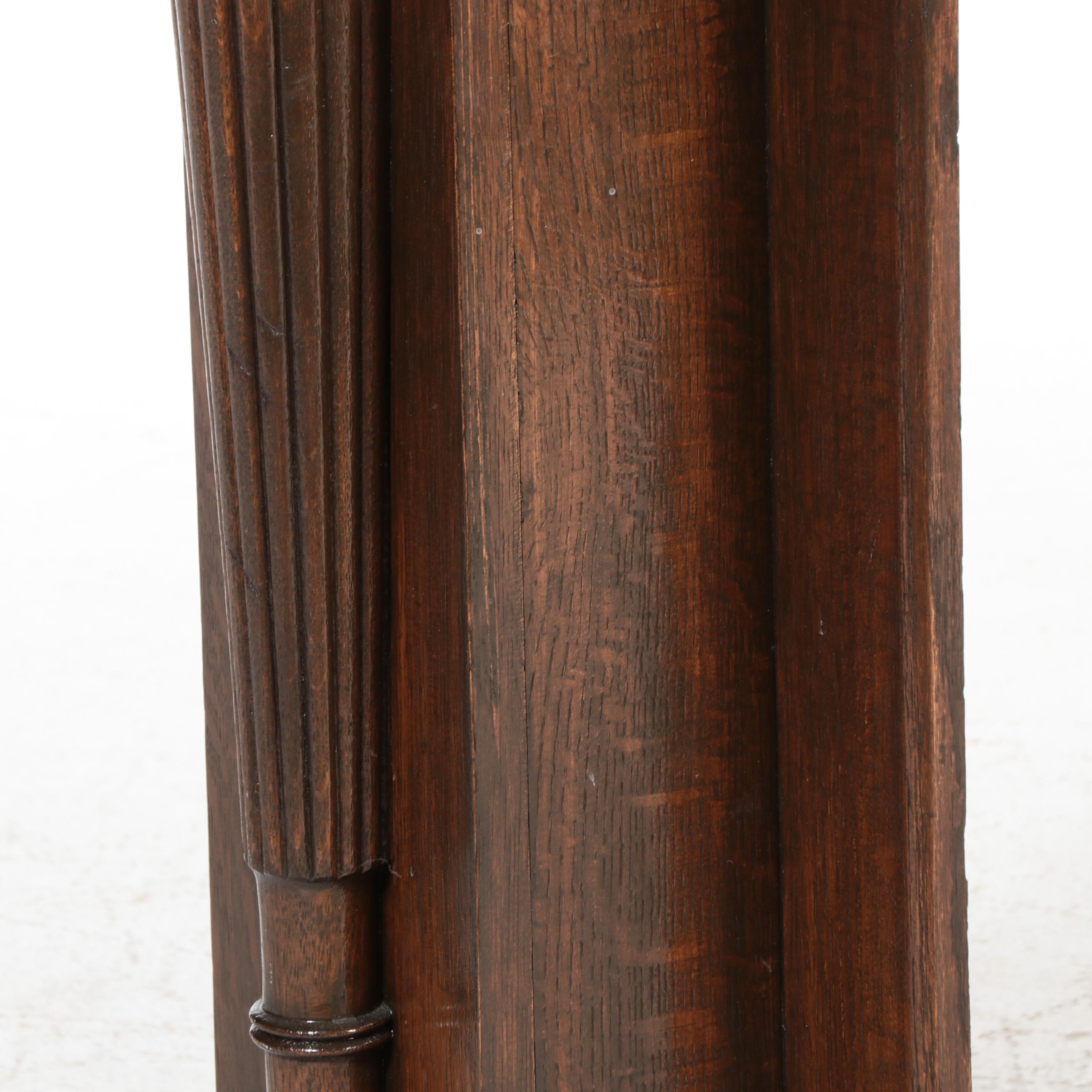 Federal Style Oak Reclaimed Fireplace Mantel