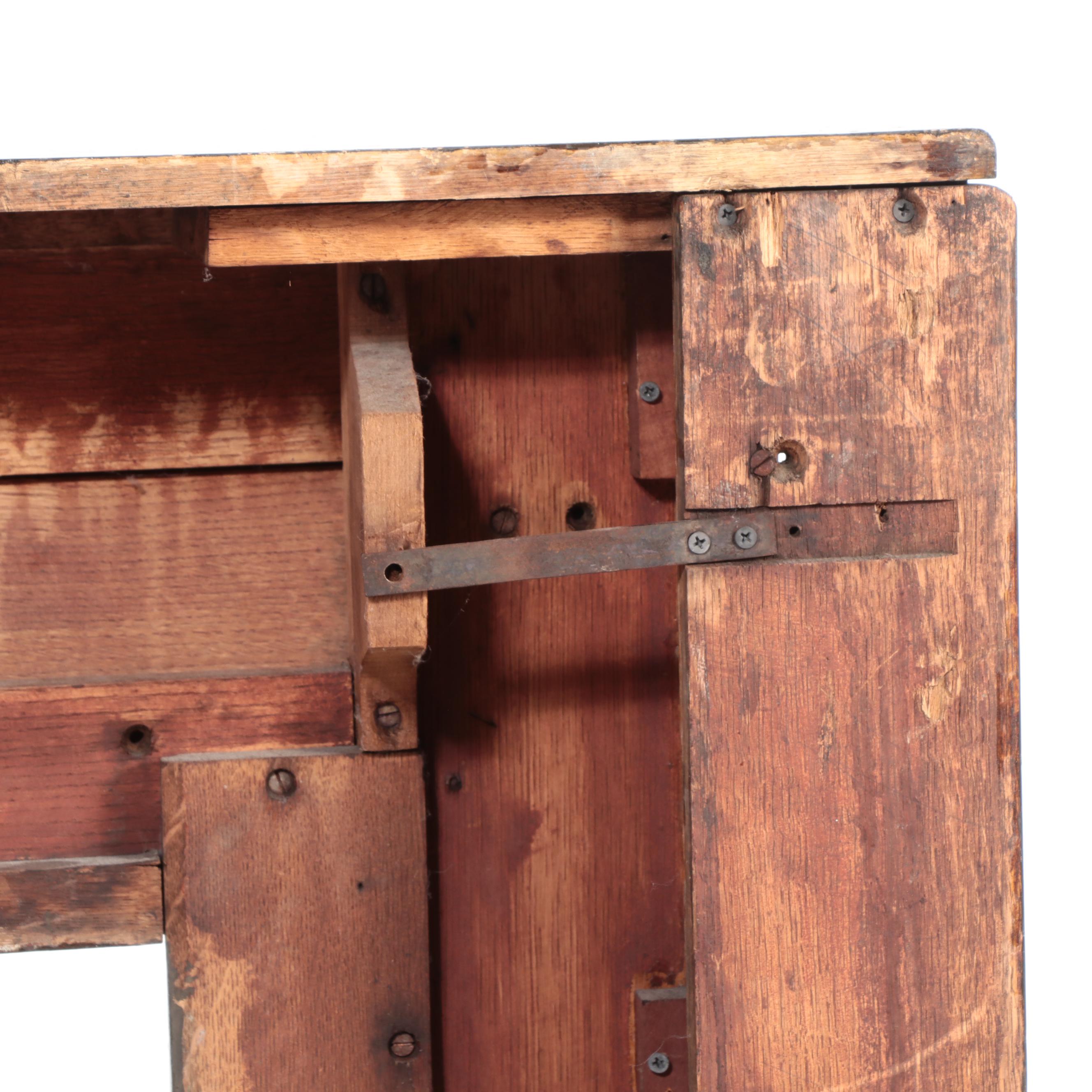 Federal Style Oak Reclaimed Fireplace Mantel