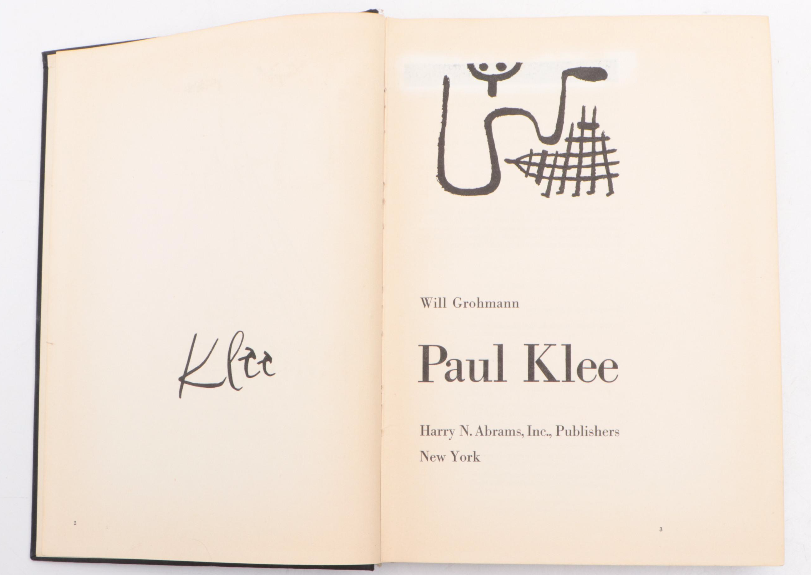 "Paul Klee" by Will Grohmann, Mid-20th Century