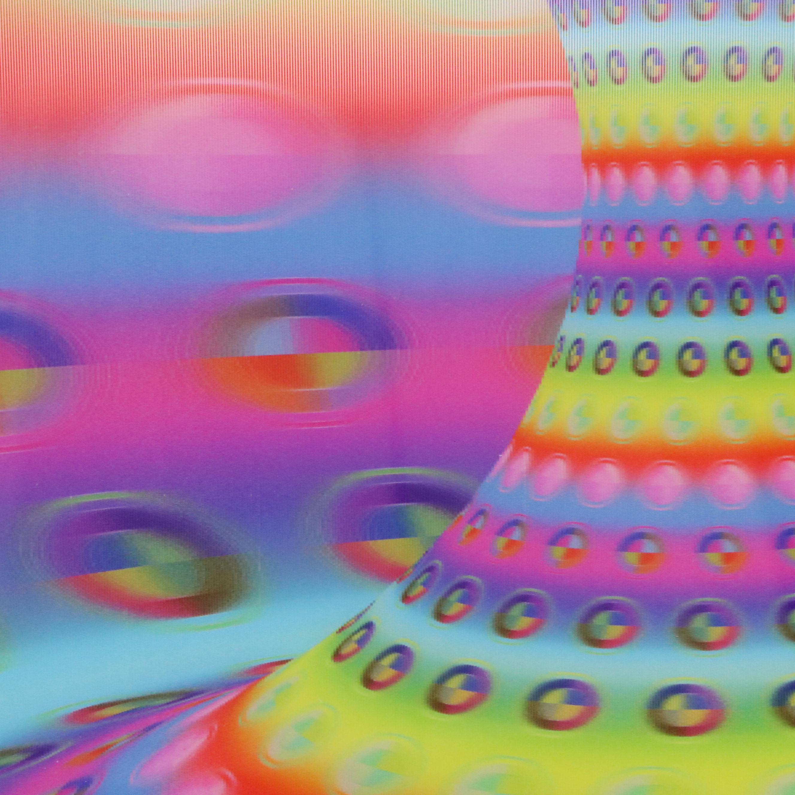 Ron Agam Abstract Lenticular Print "Aquatic Dream," 2018