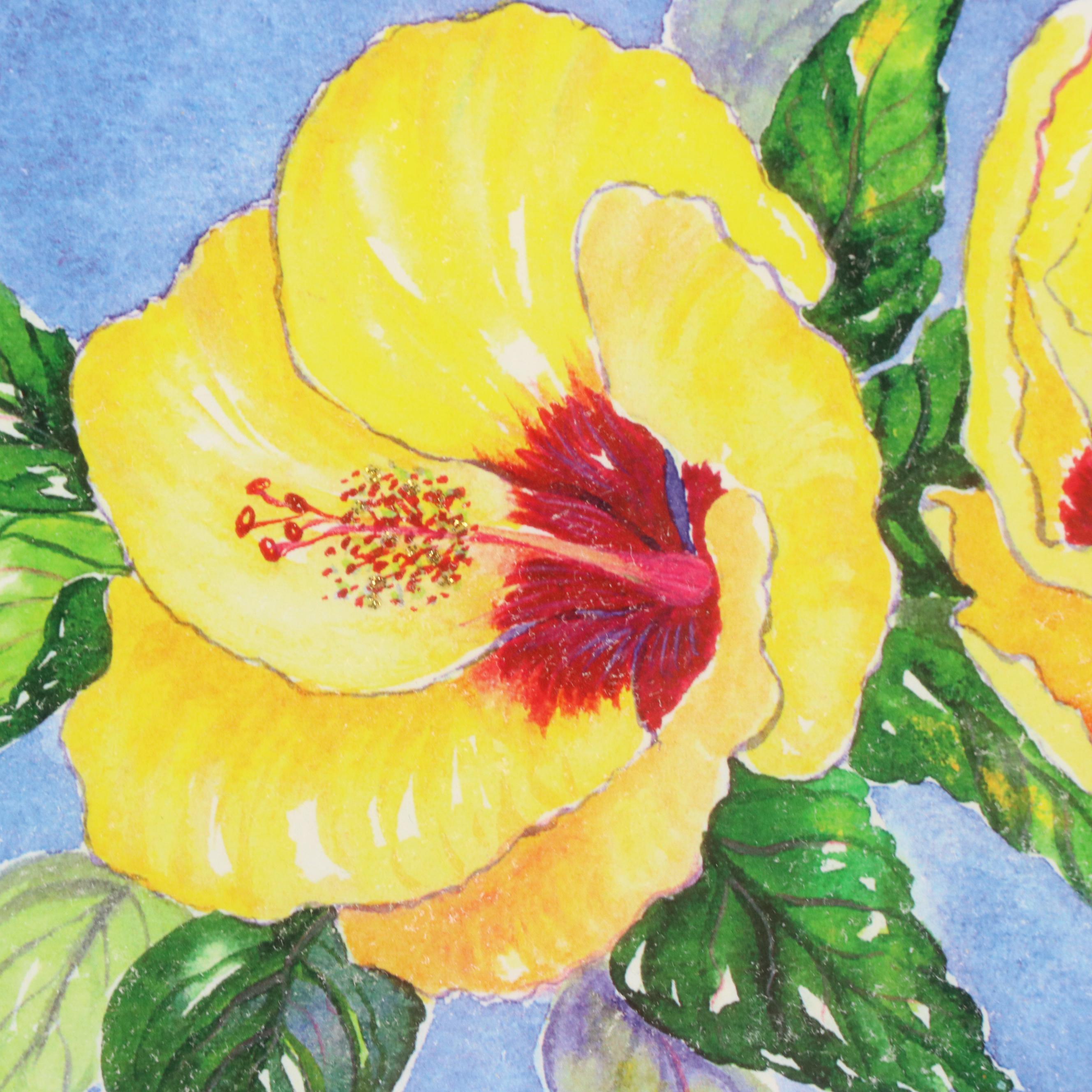 Rebecca Lowell Digital Print of Flowers, 21st Century, and More EBTH