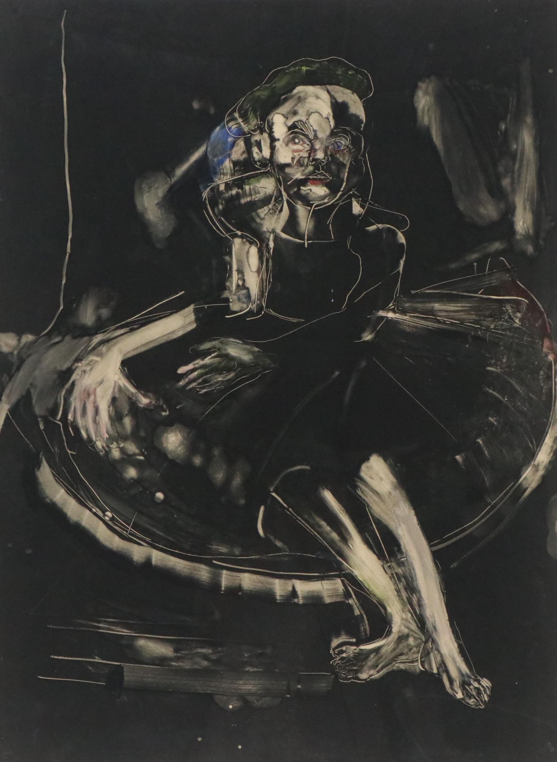 Judy Glantzman Monotype of Ballerina