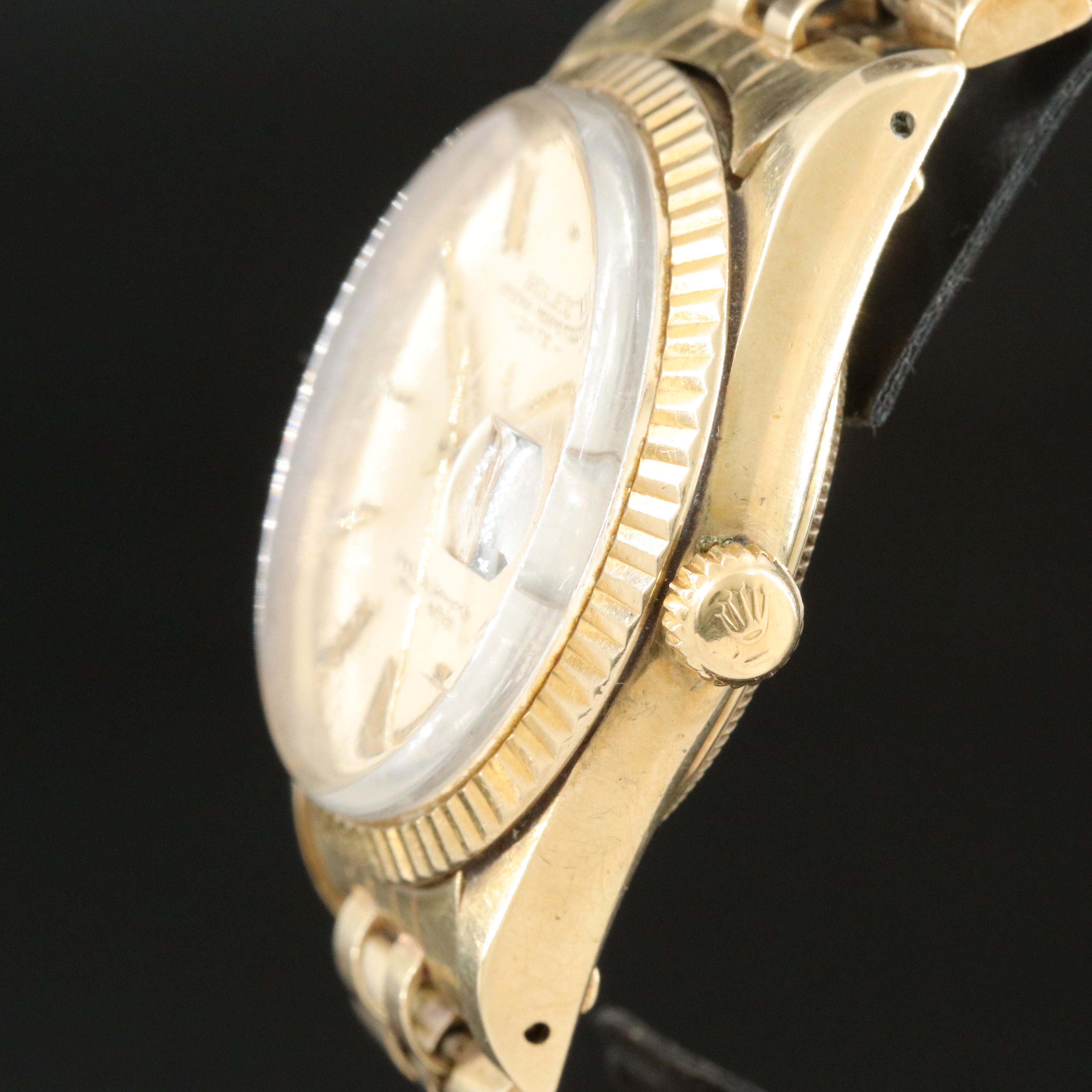 1980 14K Rolex Oyster Perpetual Date Watch