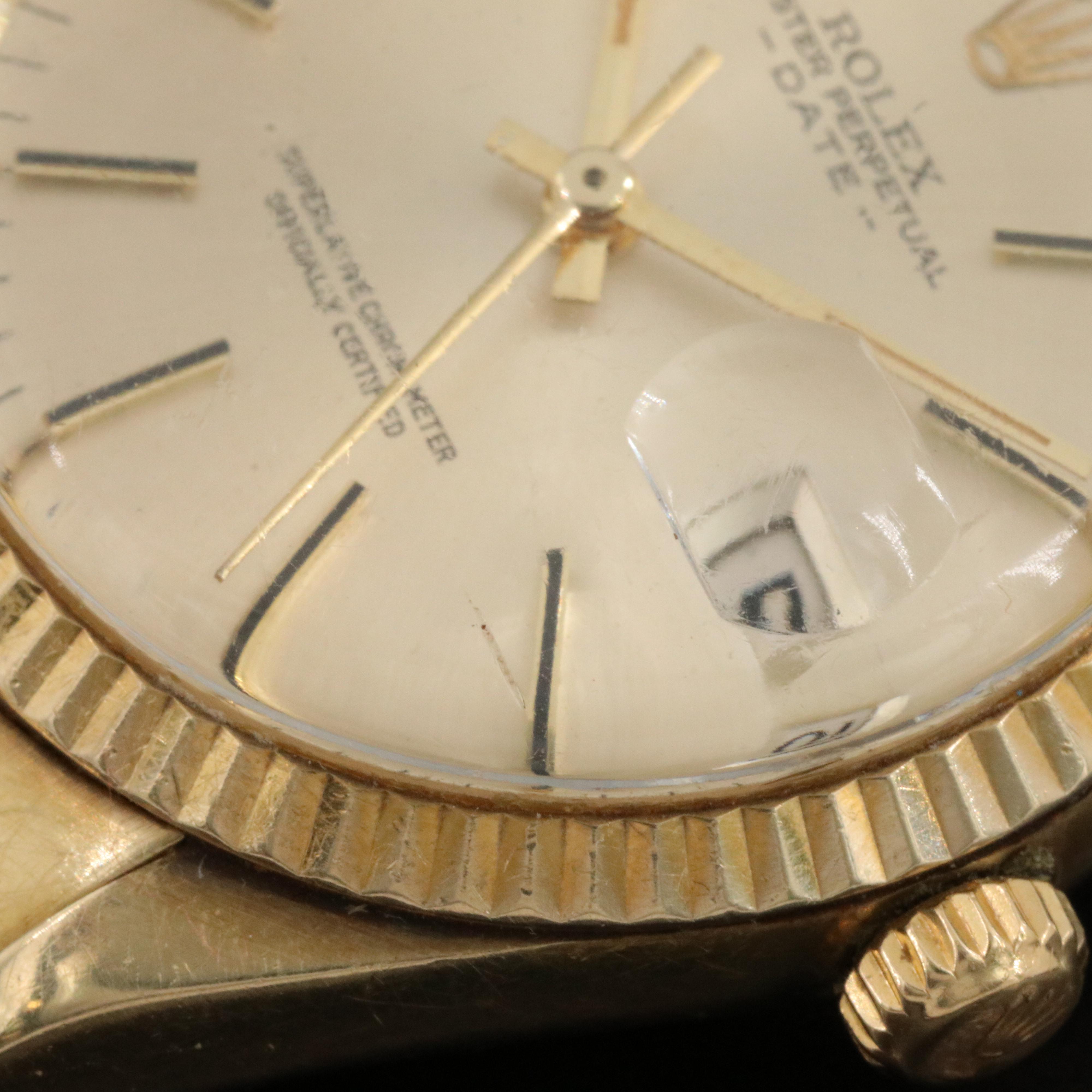 1980 14K Rolex Oyster Perpetual Date Watch