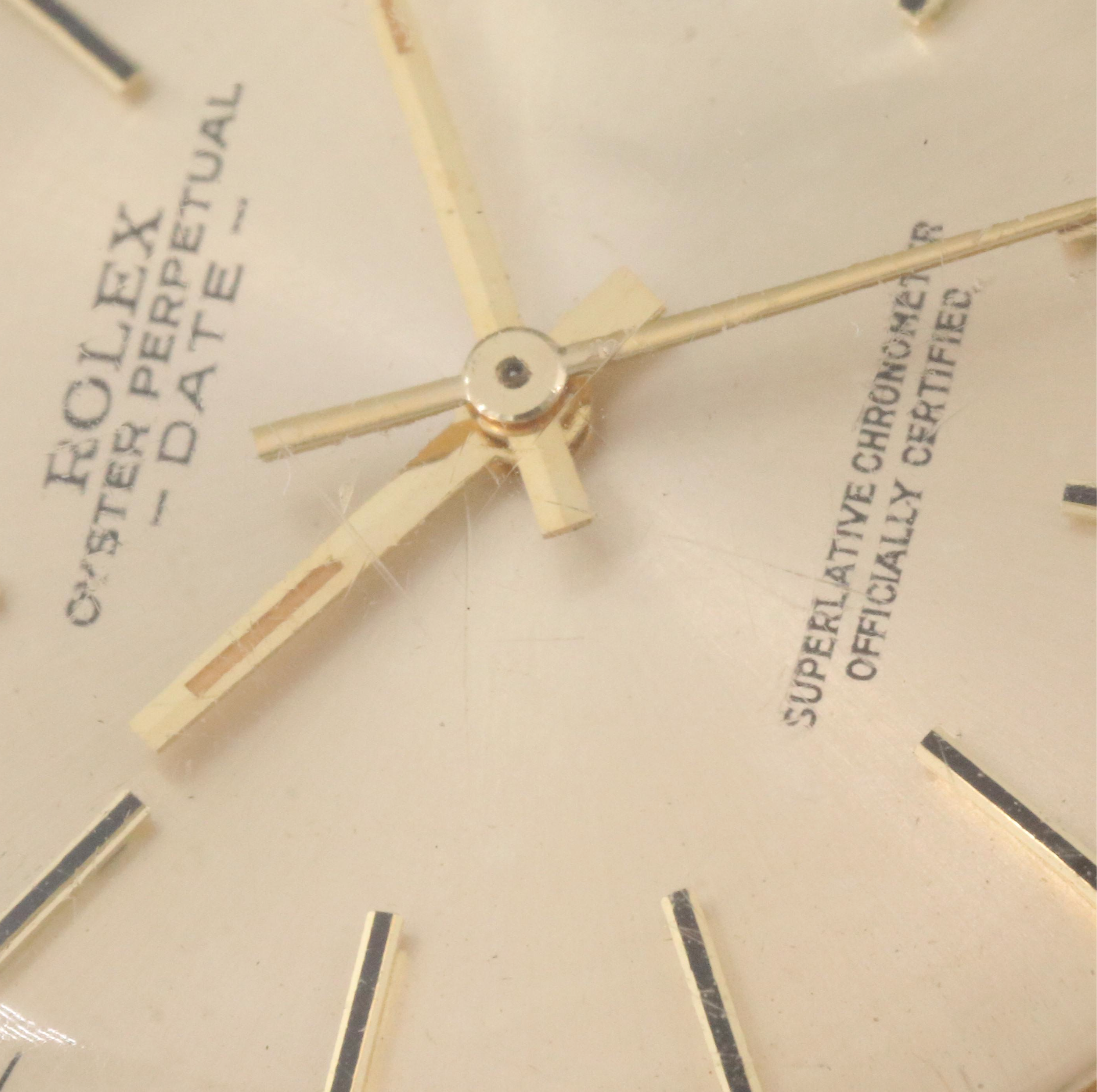 1980 14K Rolex Oyster Perpetual Date Watch
