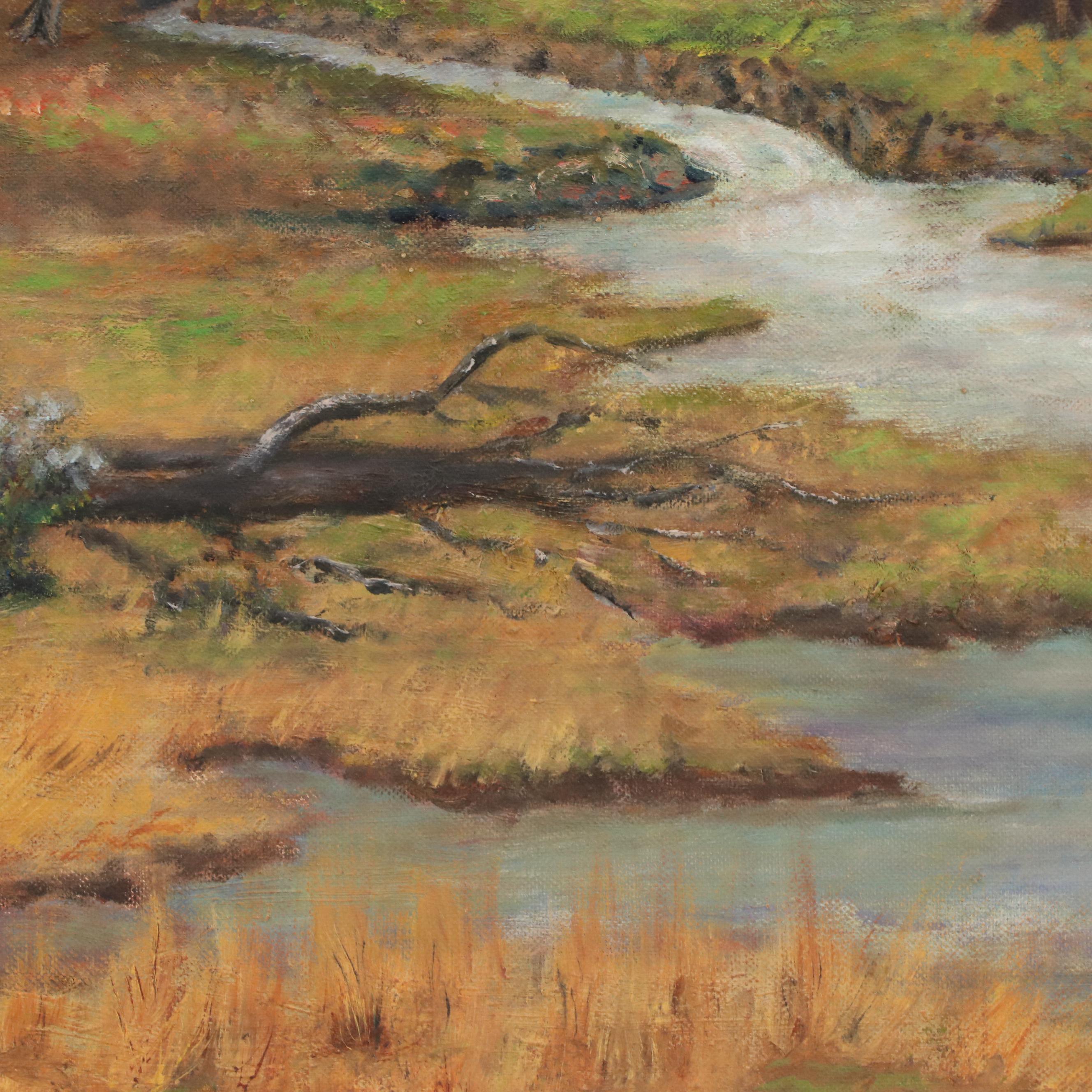 Julia H. Cunningham Oil Painting "Autumn Phantasy," 1958