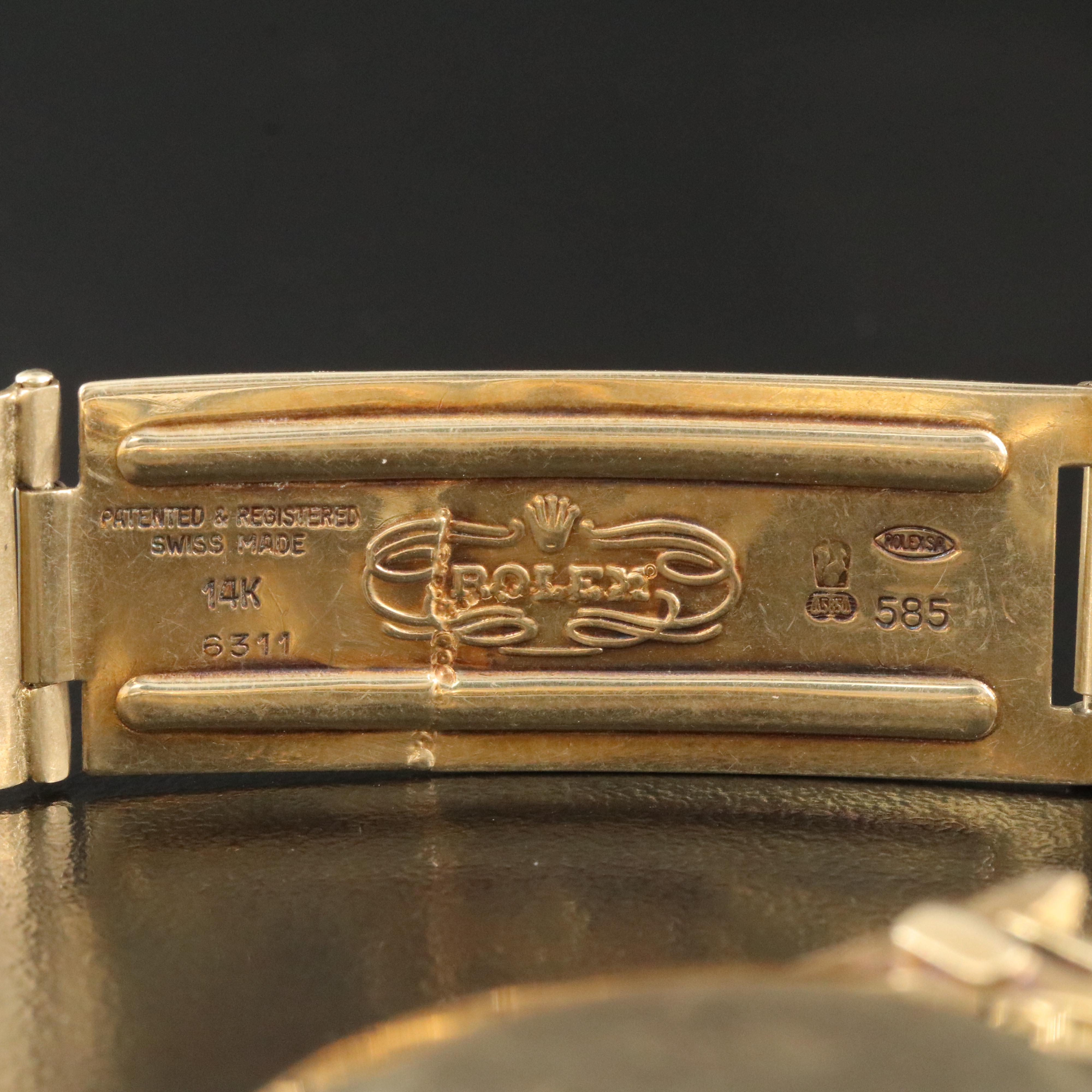 1980 14K Rolex Oyster Perpetual Date Watch