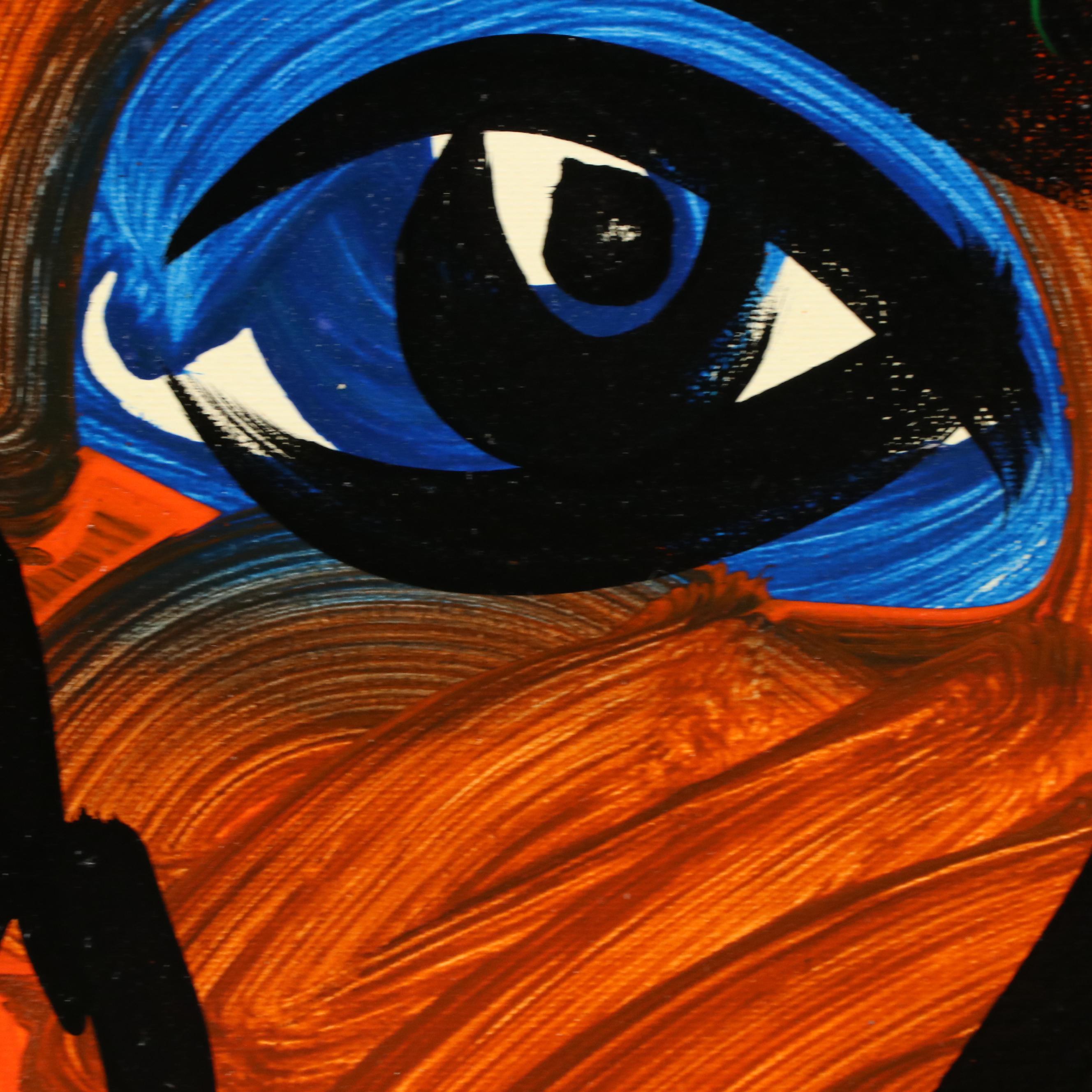 Peter Robert Keil Stylized Acrylic Portrait