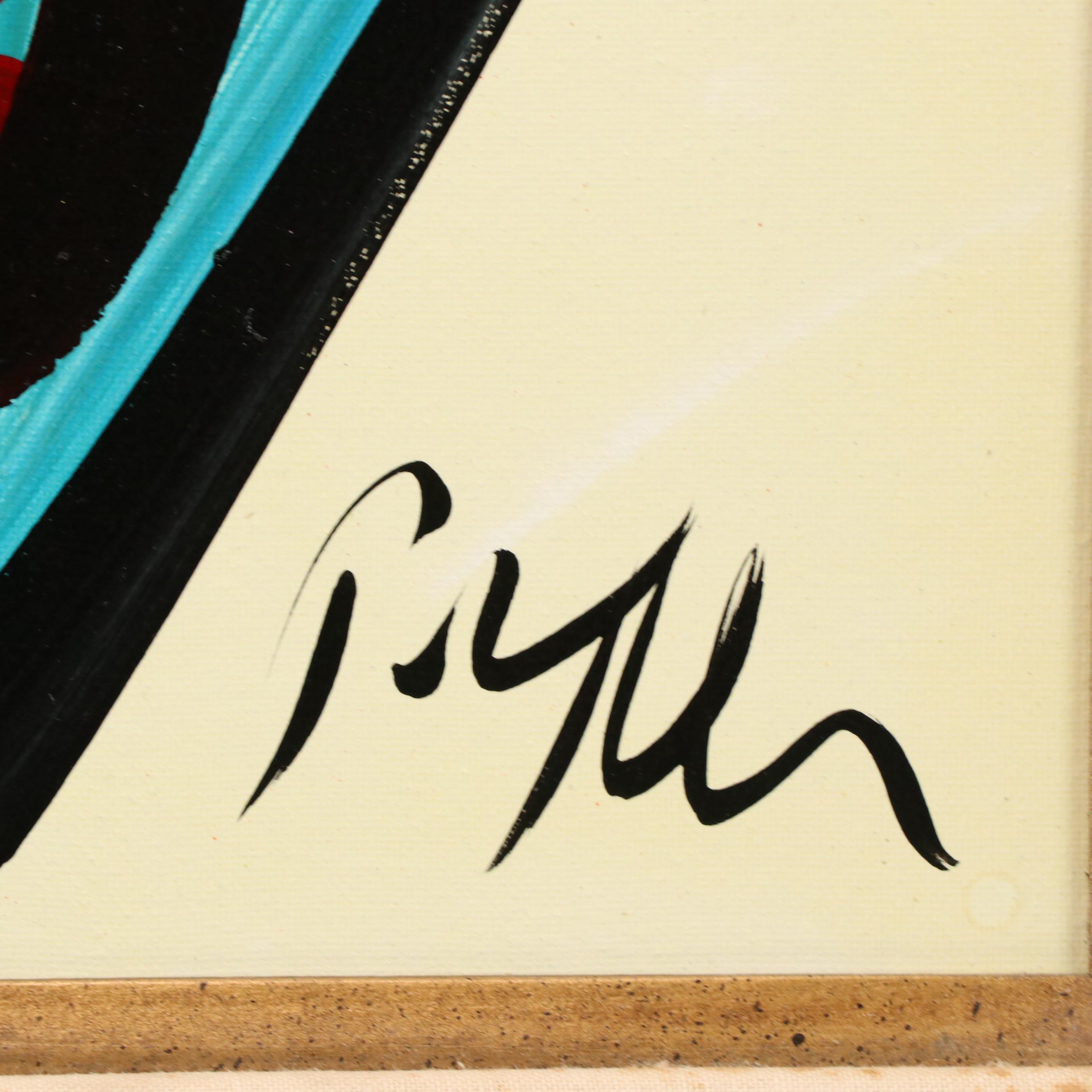 Peter Robert Keil Stylized Acrylic Portrait