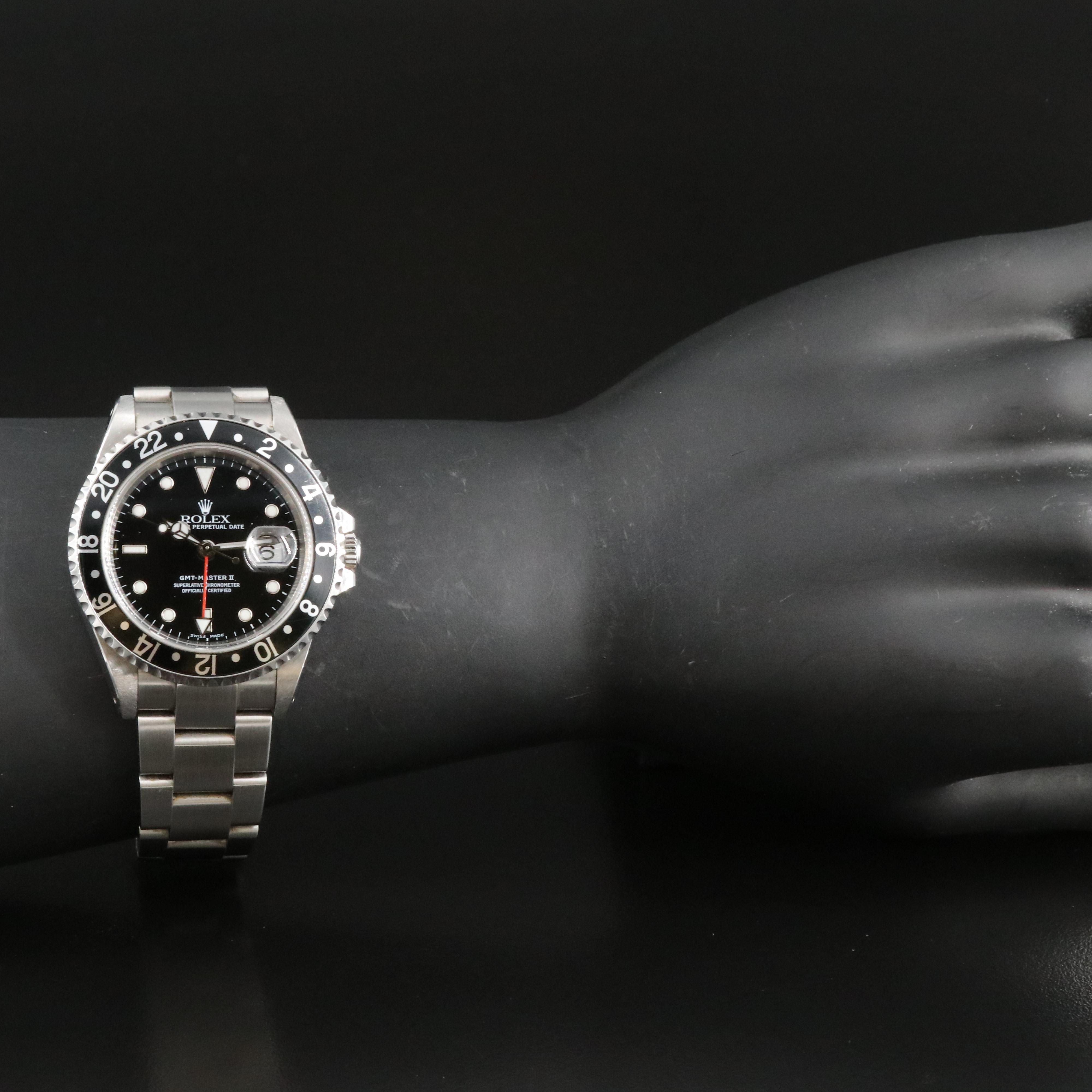 2000 Rolex GMT-Master II Date Watch