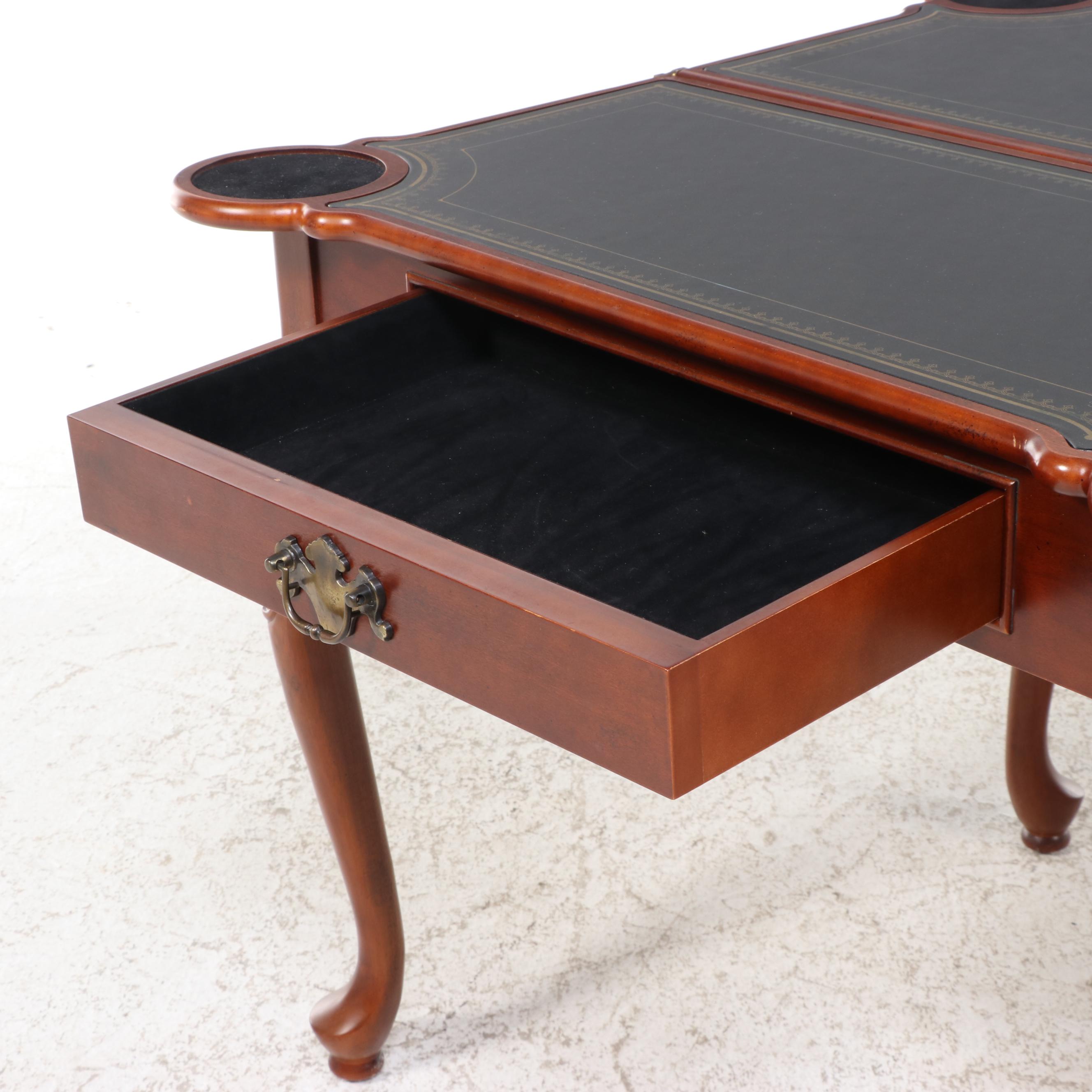 Queen Anne Style Flip-Top Games Table