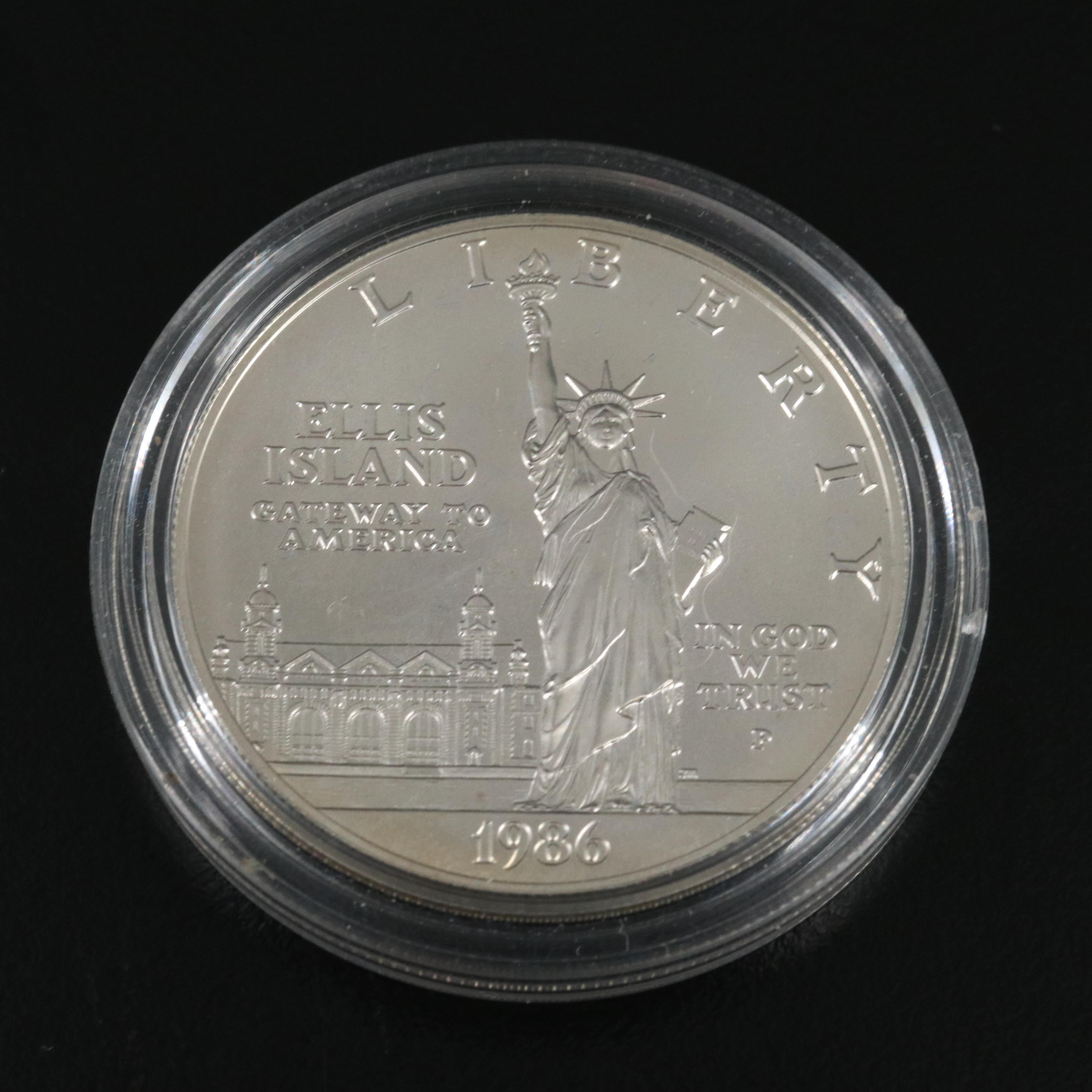 1986 Statue Of Liberty Commemorative Silver Dollar