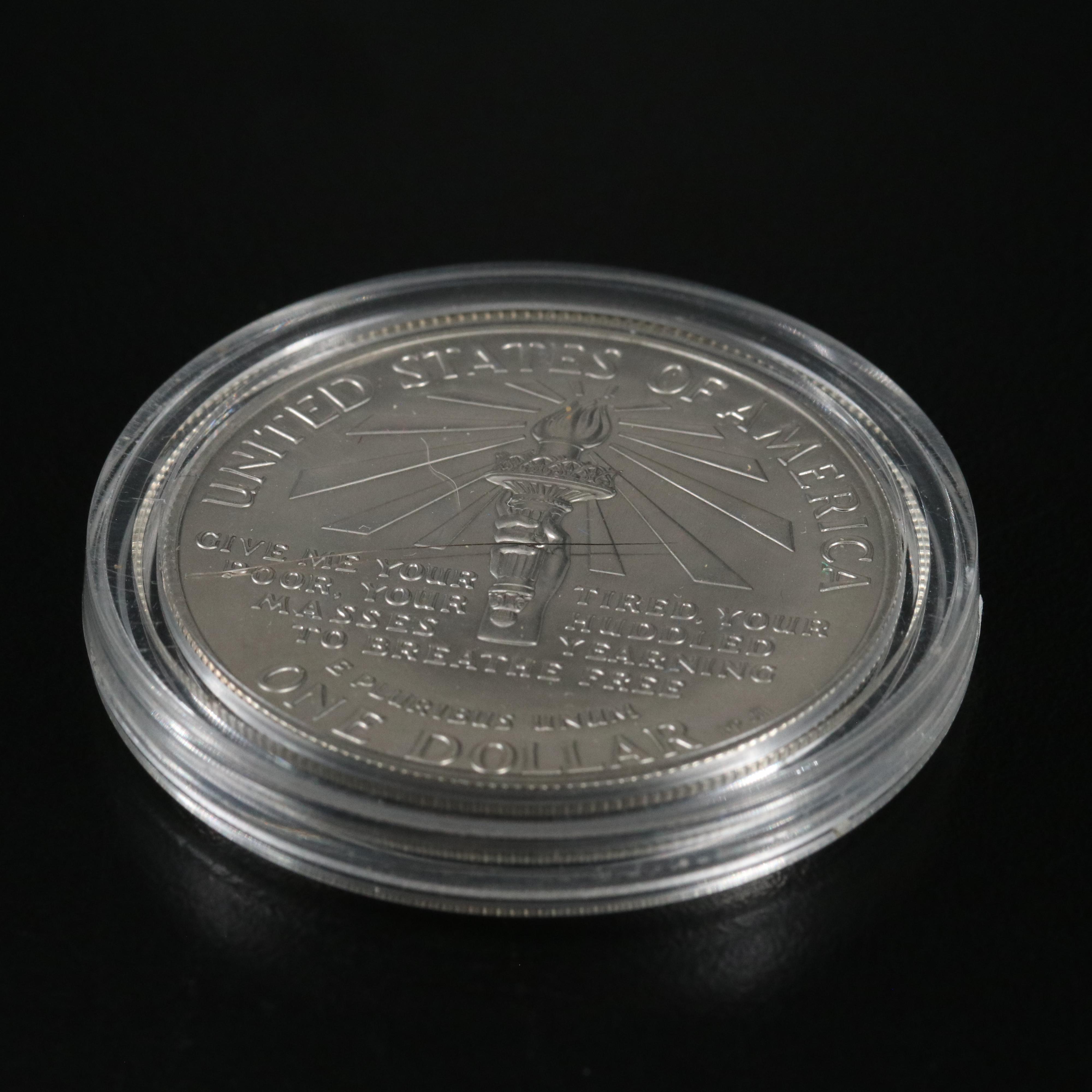 1986 Statue Of Liberty Commemorative Silver Dollar