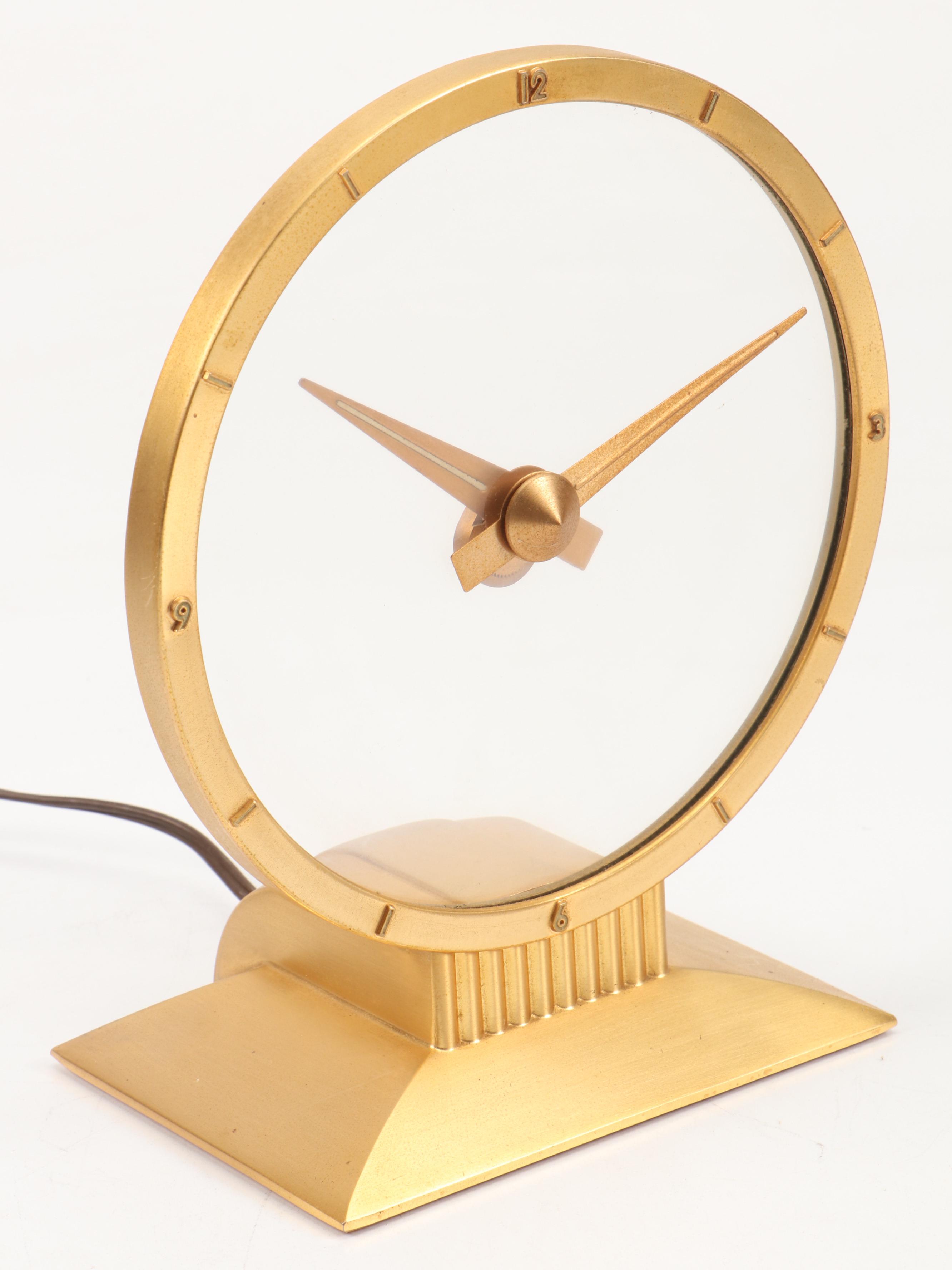 Jefferson "Golden Hour" Electric Clock