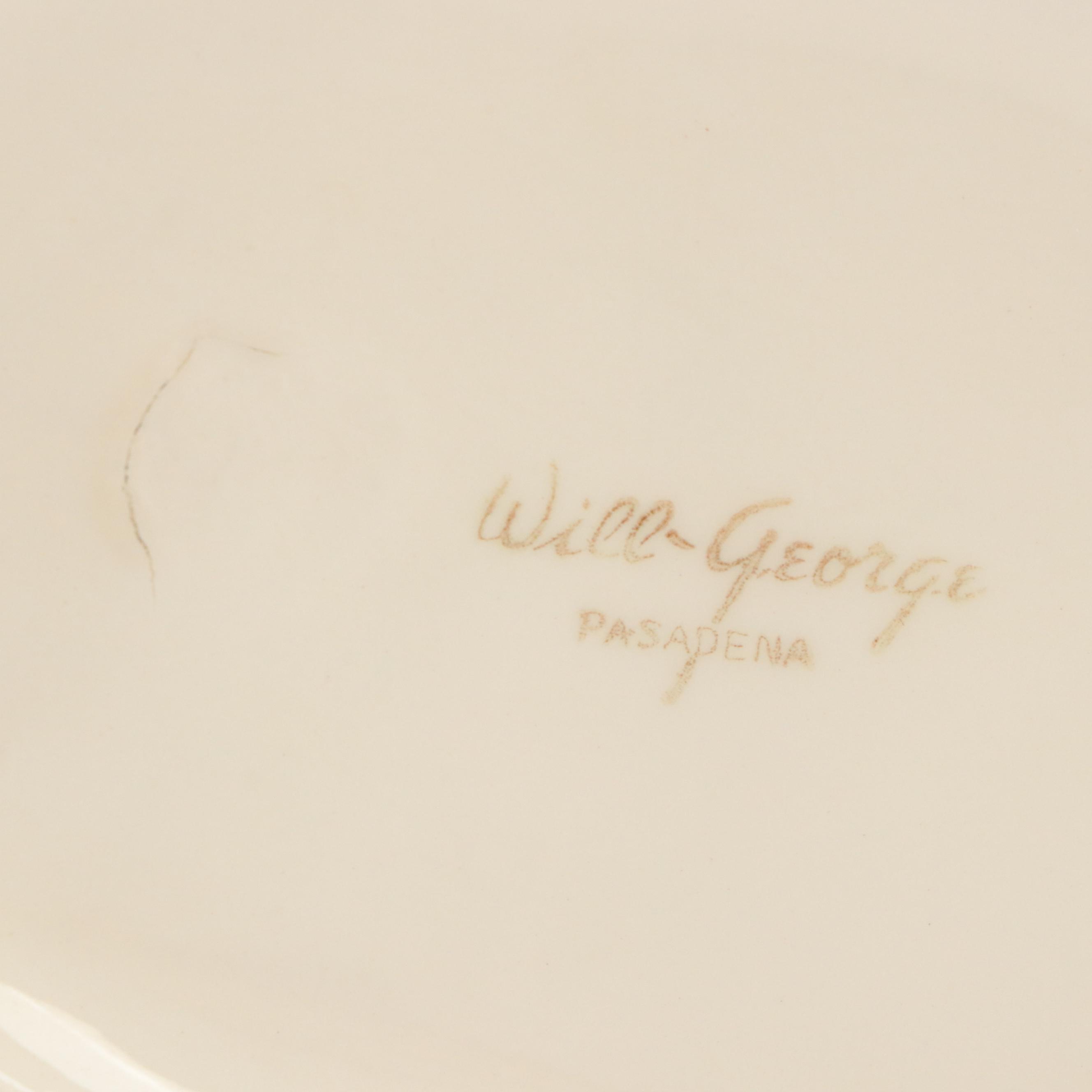 Will George Mid Century Modern Ceramic Flamingo Figurines