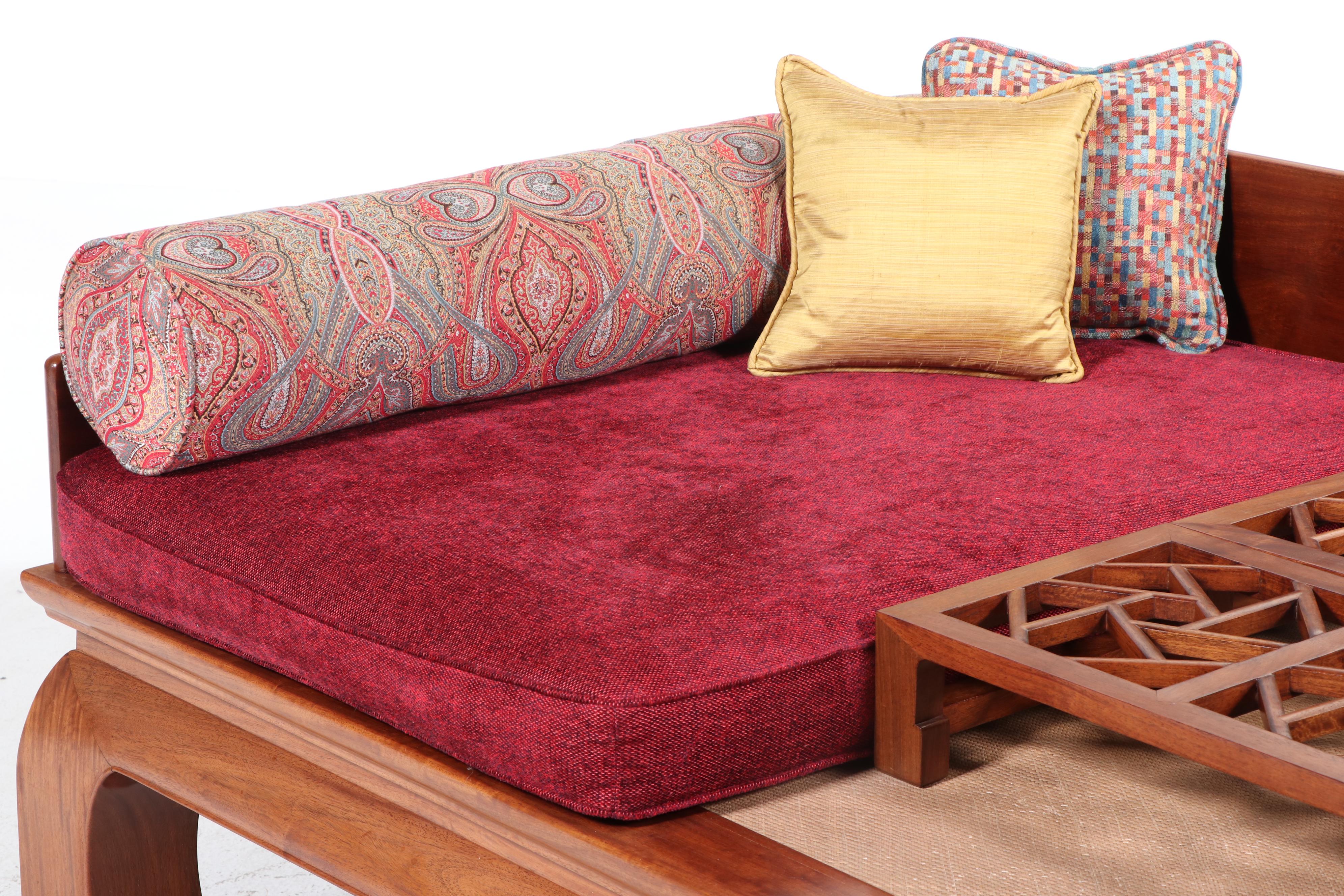 Chinese Ming Style Wood Daybed Set
