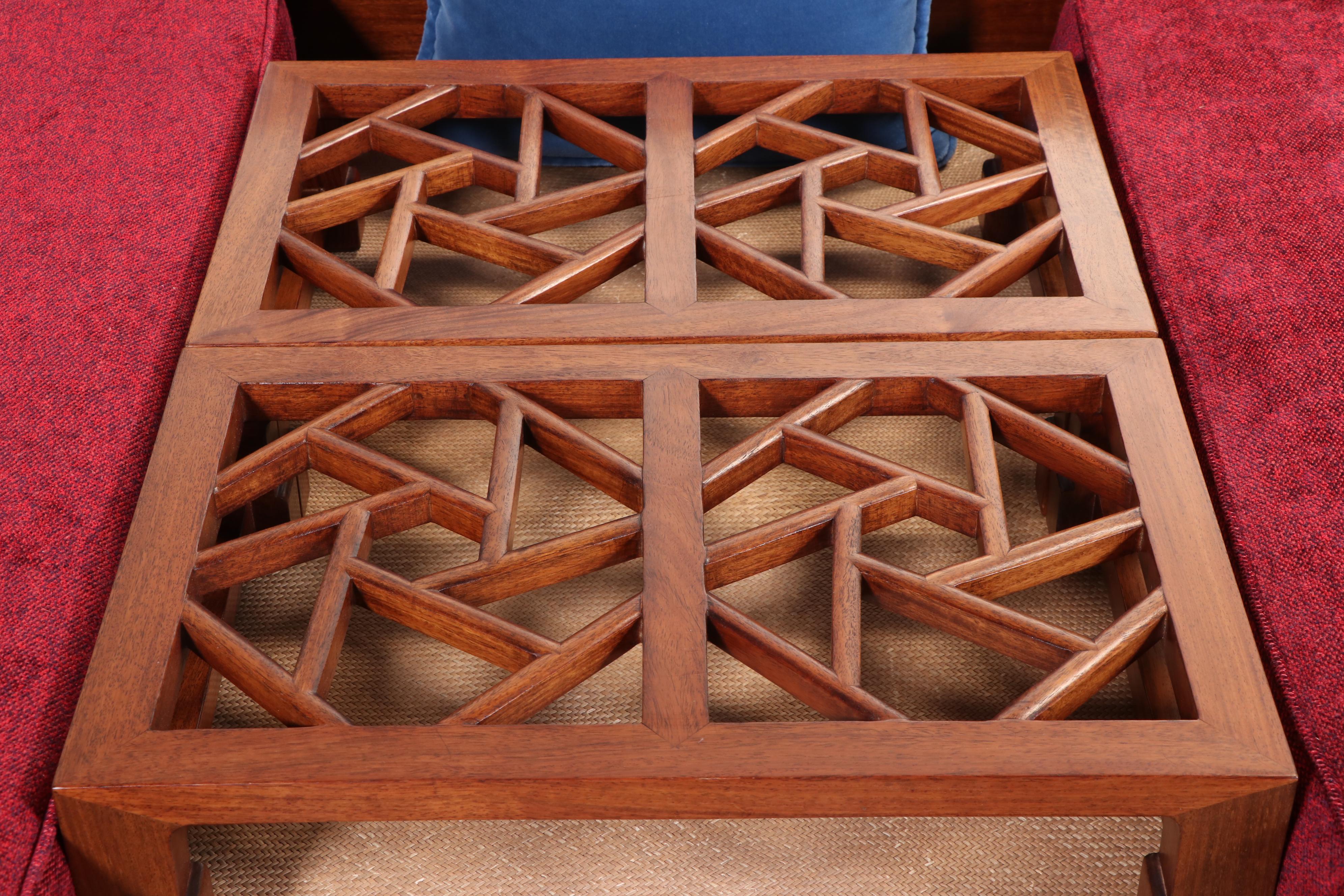 Chinese Ming Style Wood Daybed Set