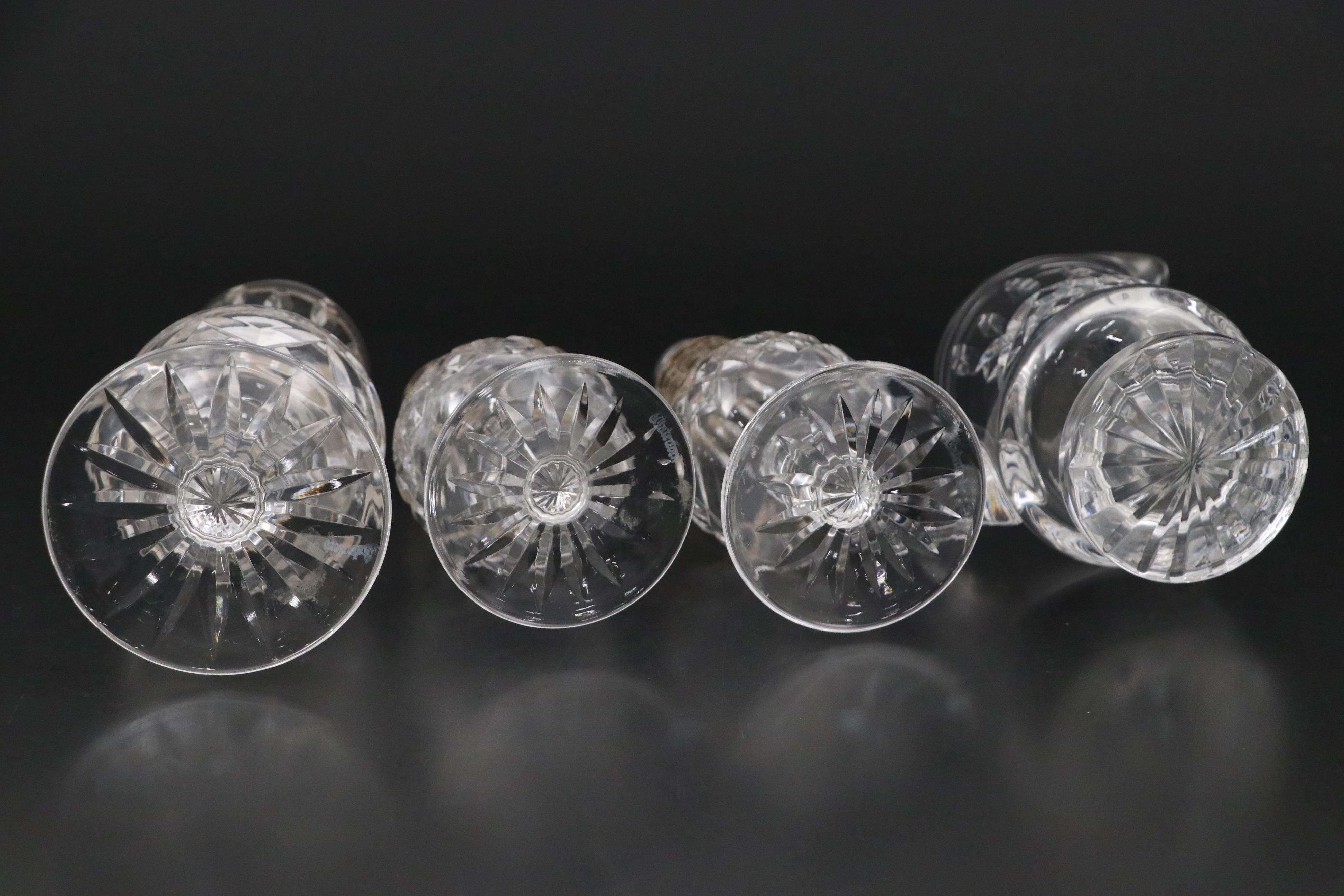 Waterford Crystal "Lismore" Square Plates with Shakers & More Table Accessories