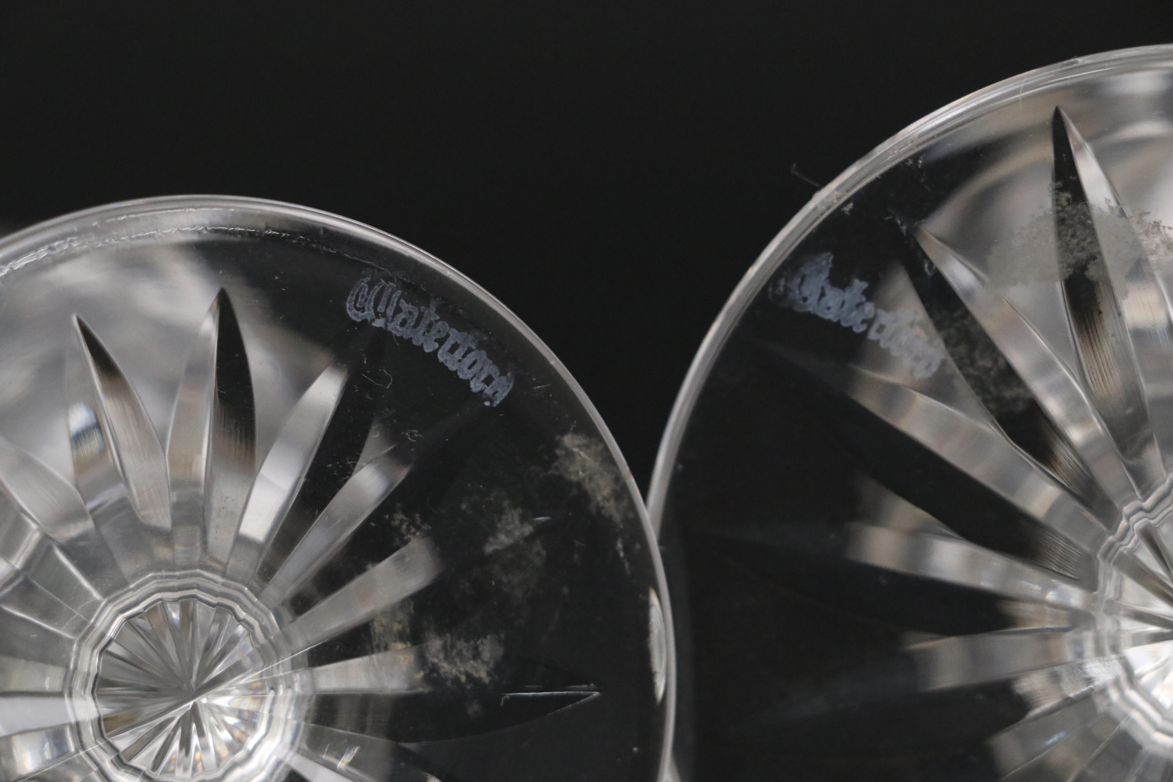 Waterford Crystal "Lismore" Square Plates with Shakers & More Table Accessories