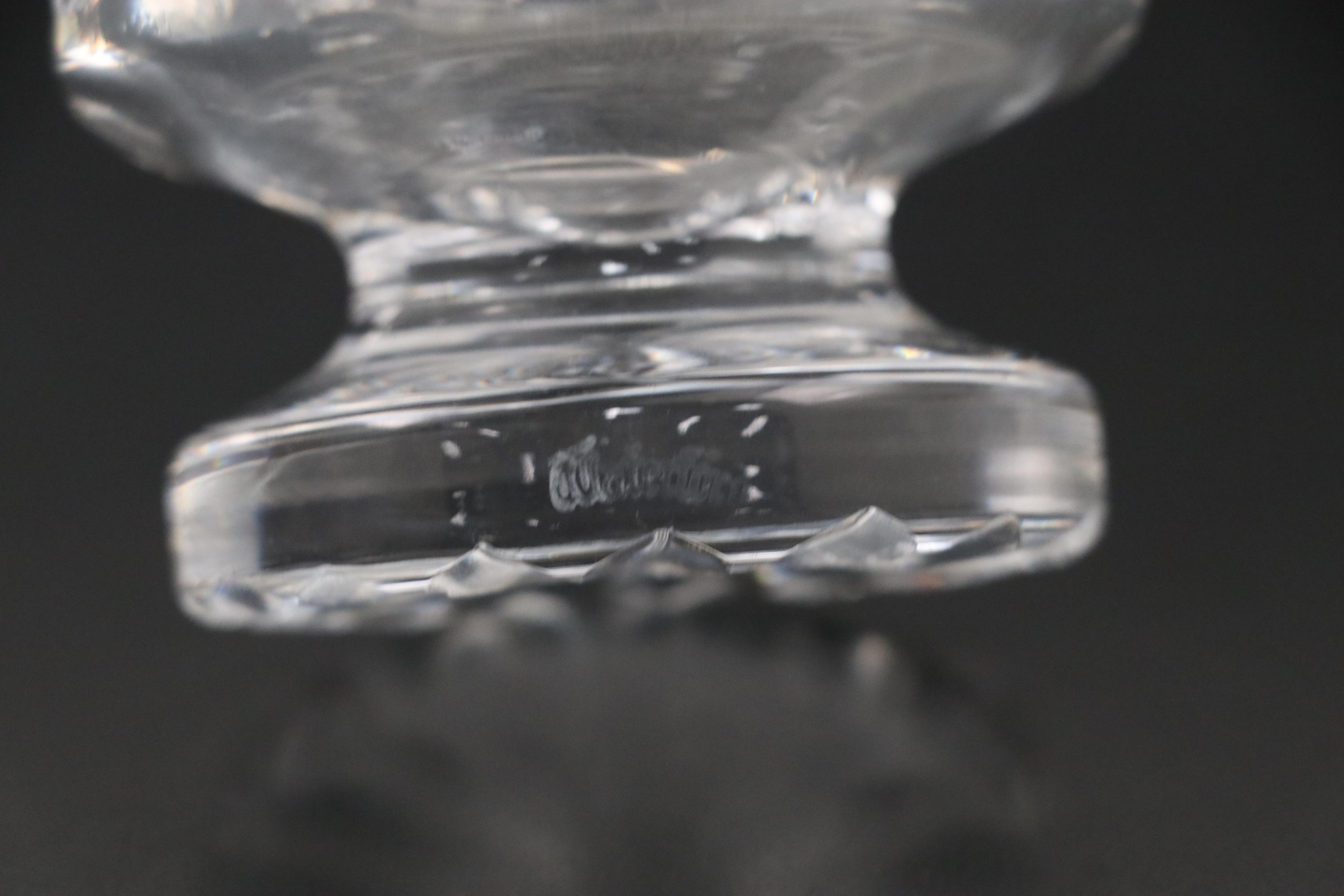 Waterford Crystal "Lismore" Square Plates with Shakers & More Table Accessories