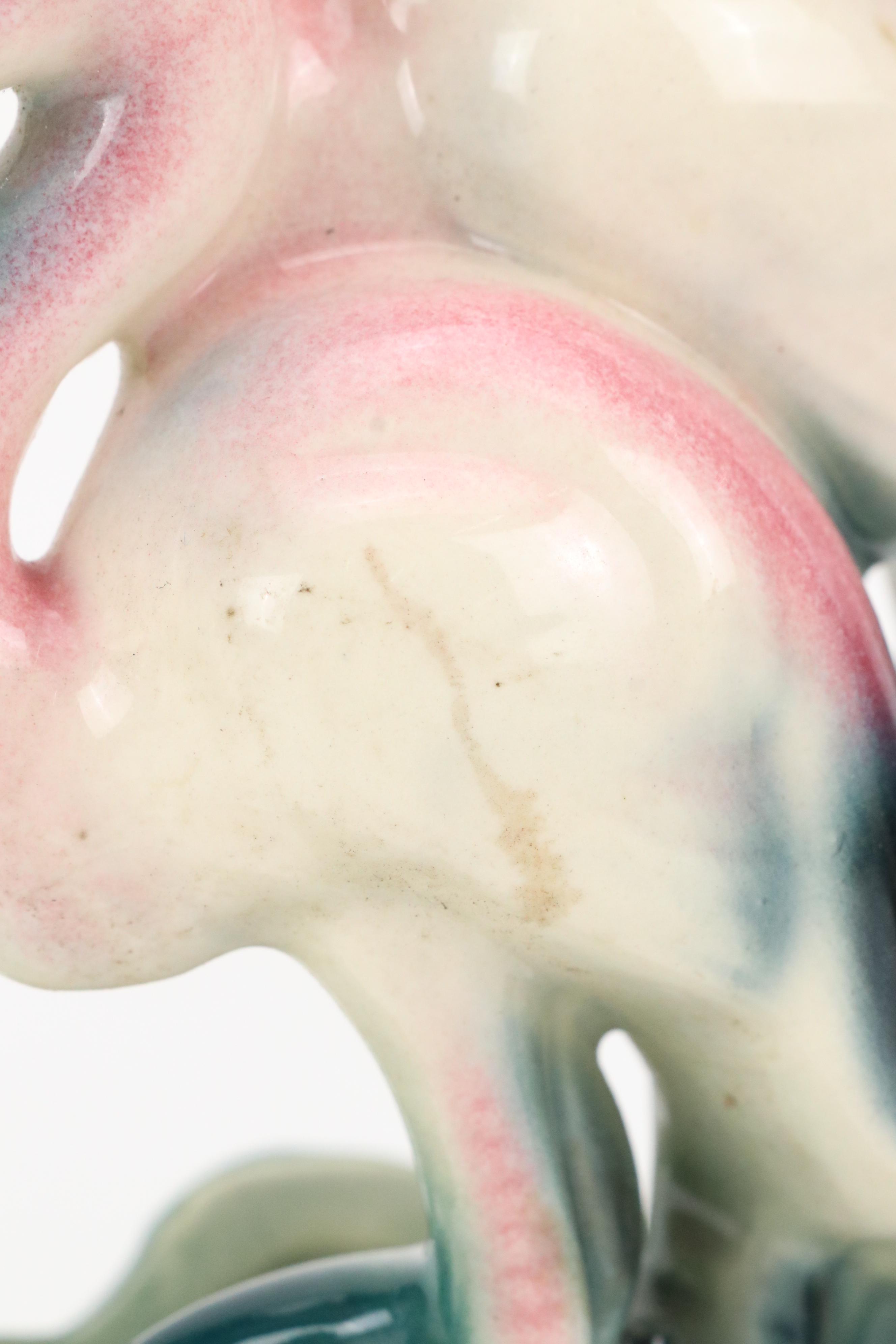 Pink Flamingo Ceramic Planters