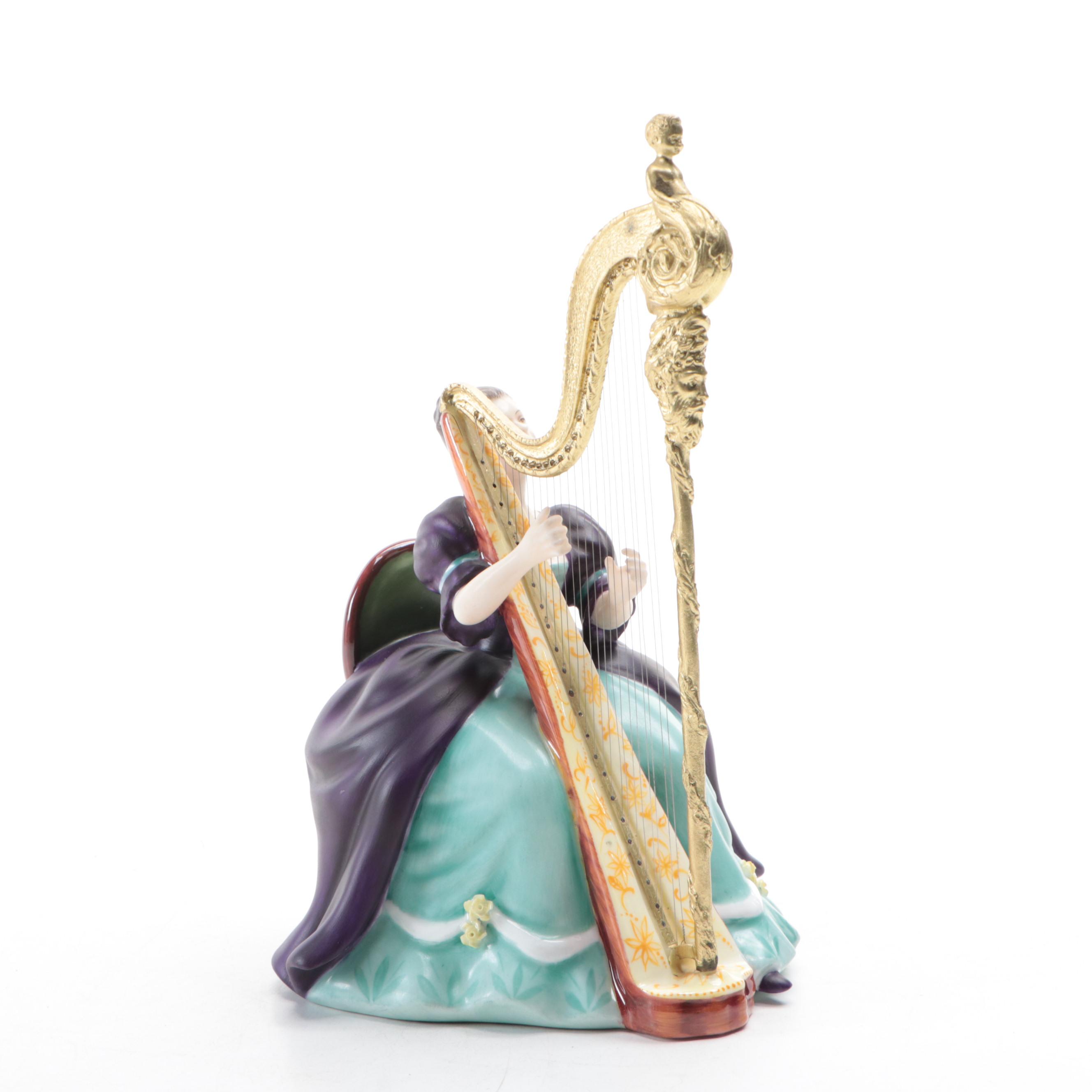 Peggy Davies for Royal Doulton Bone China "Harp" Limited Edition Figurine, 1972