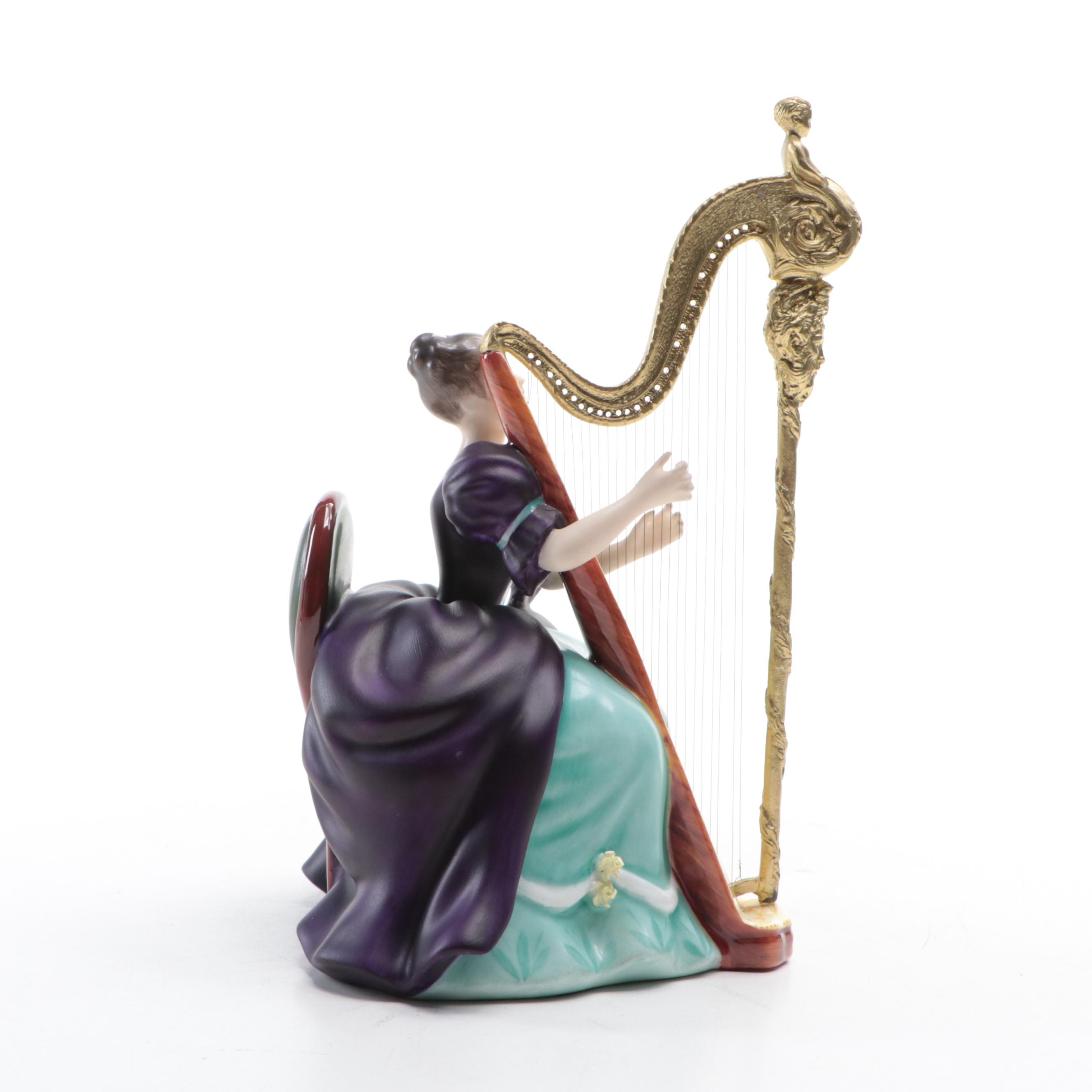 Peggy Davies for Royal Doulton Bone China "Harp" Limited Edition Figurine, 1972
