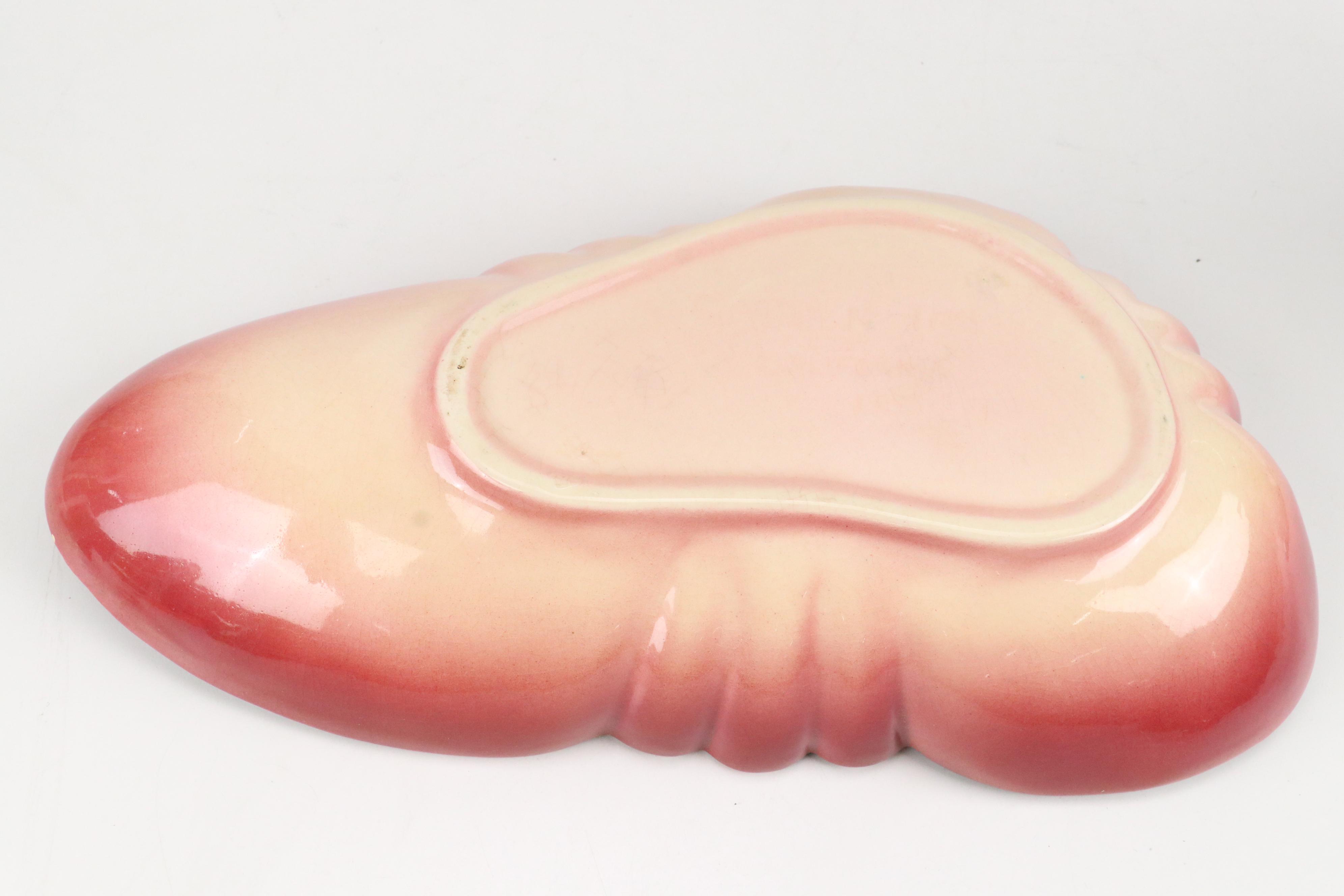 Brad Keeler Flamingo Figurine with California "Garden Time" Bowl and Figurines