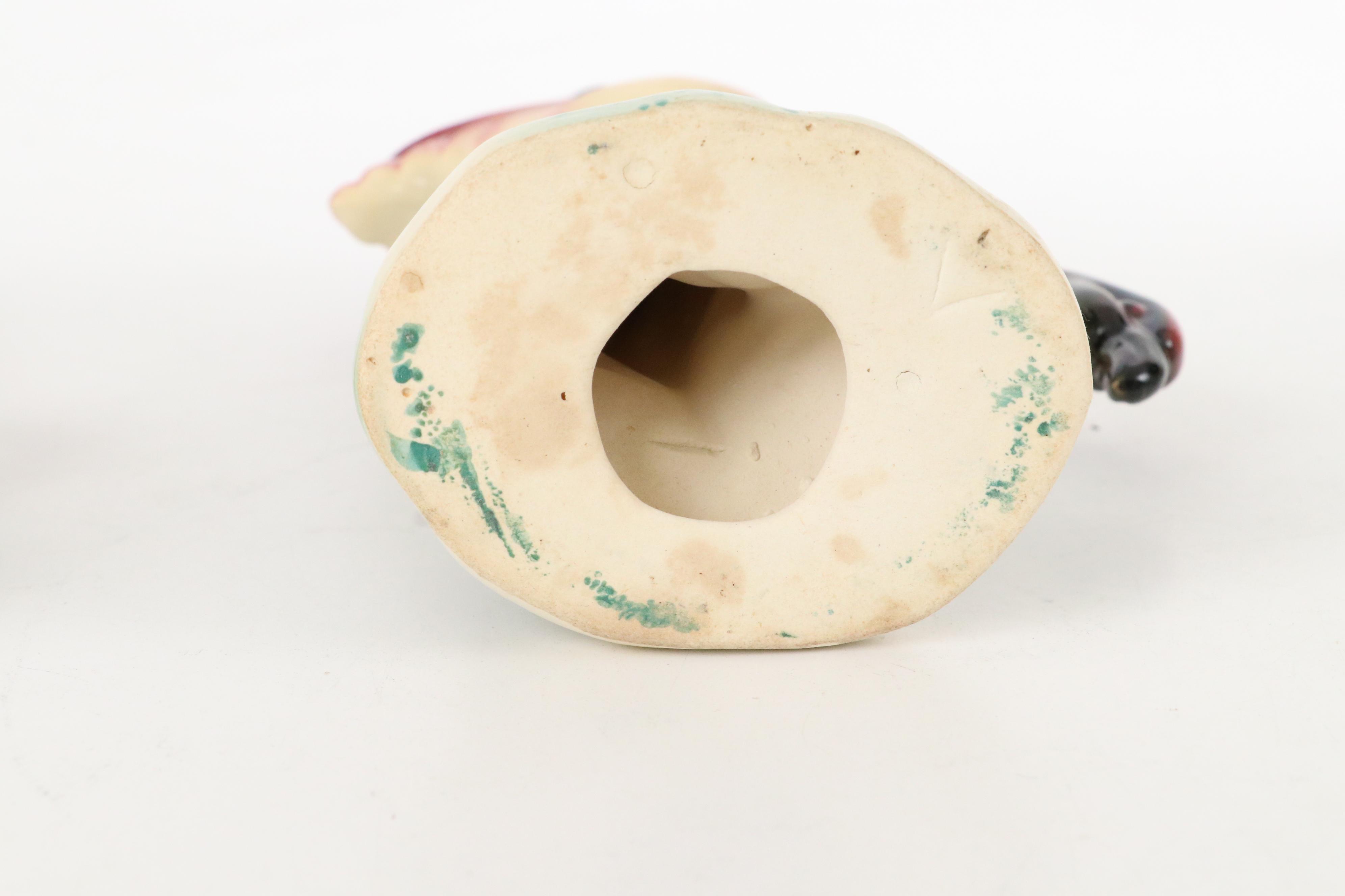 Brad Keeler Flamingo Figurine with California "Garden Time" Bowl and Figurines