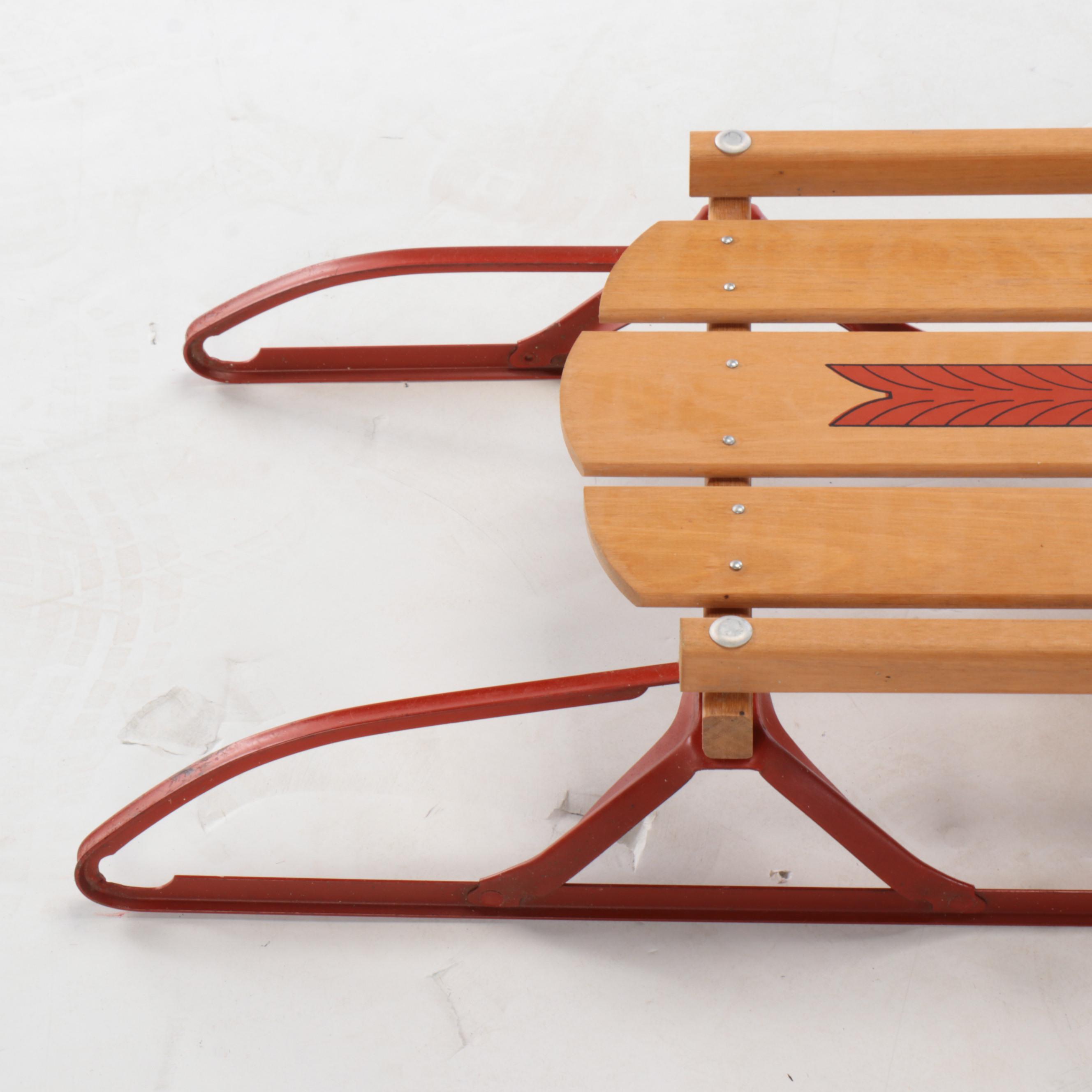 Flexible Flyer III Wood and Cast Iron Runner Sled