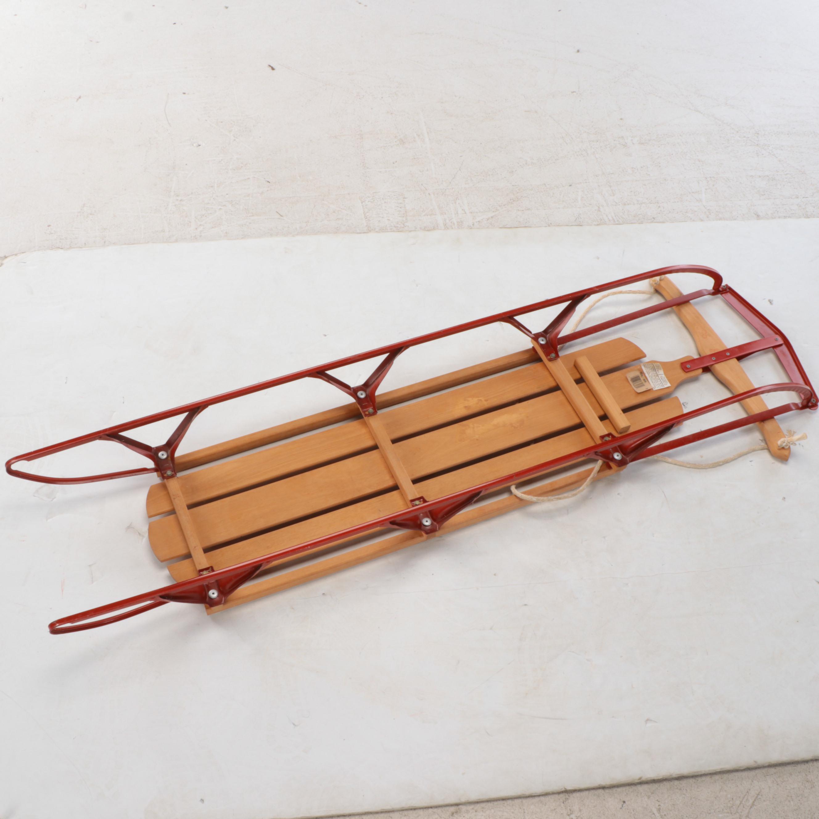 Flexible Flyer III Wood and Cast Iron Runner Sled
