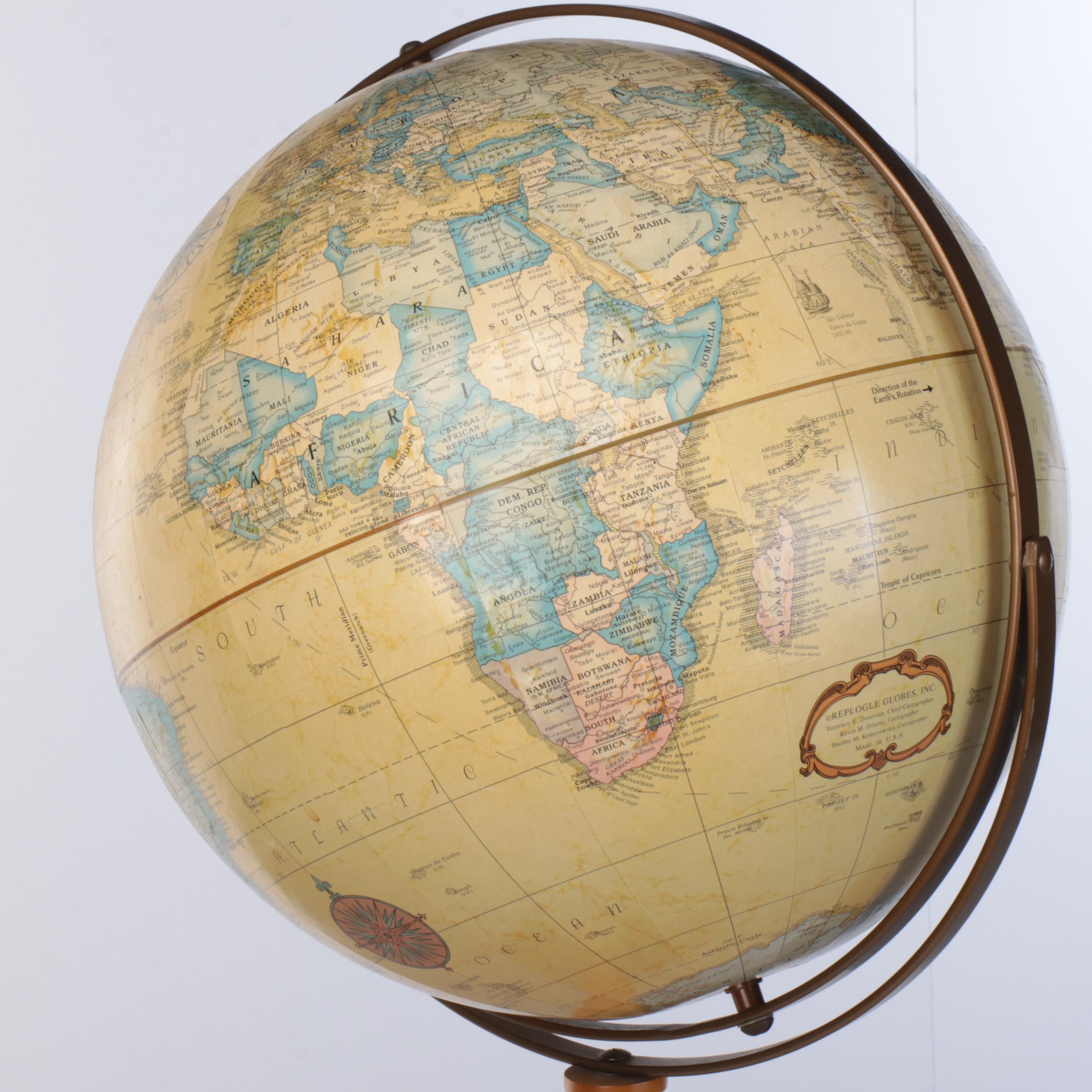 Replogle Globes 16" World Classic Series Globe on Wood Stand