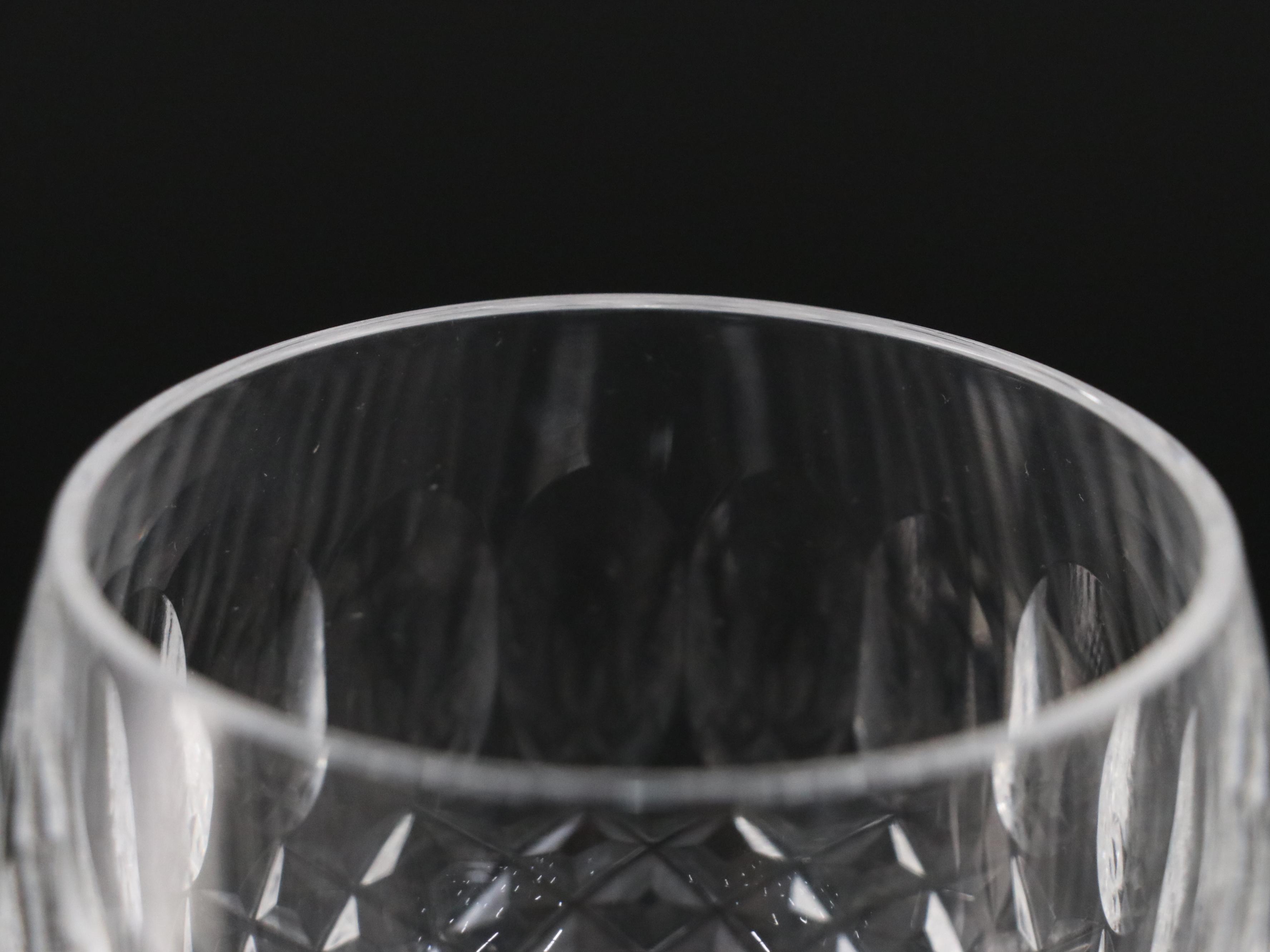 Waterford "Colleen" Long Stem Crystal Wine Glasses