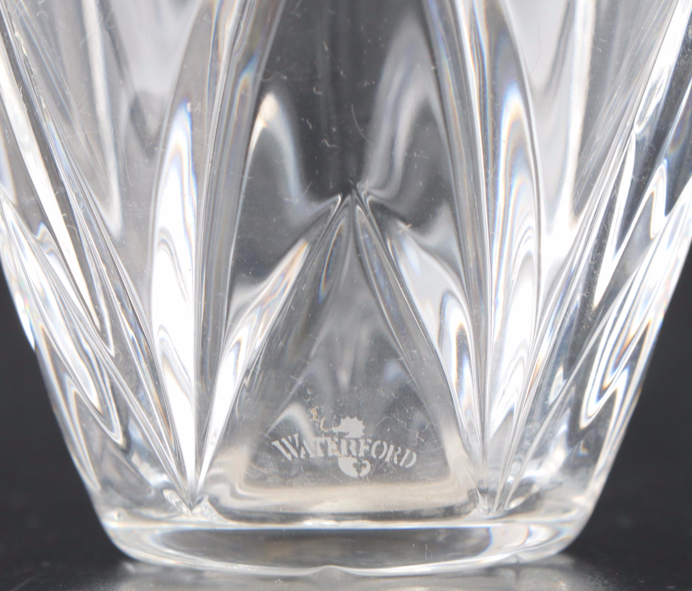 Waterford Crystal "Balmoral" Footed Bowl with Bud Vase, Candlestick, and More